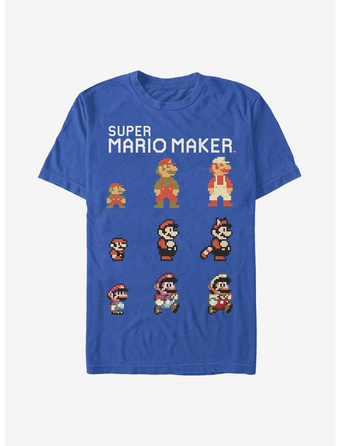 Nintendo Mario Evolution T-Shirt, ROYAL, hi-res