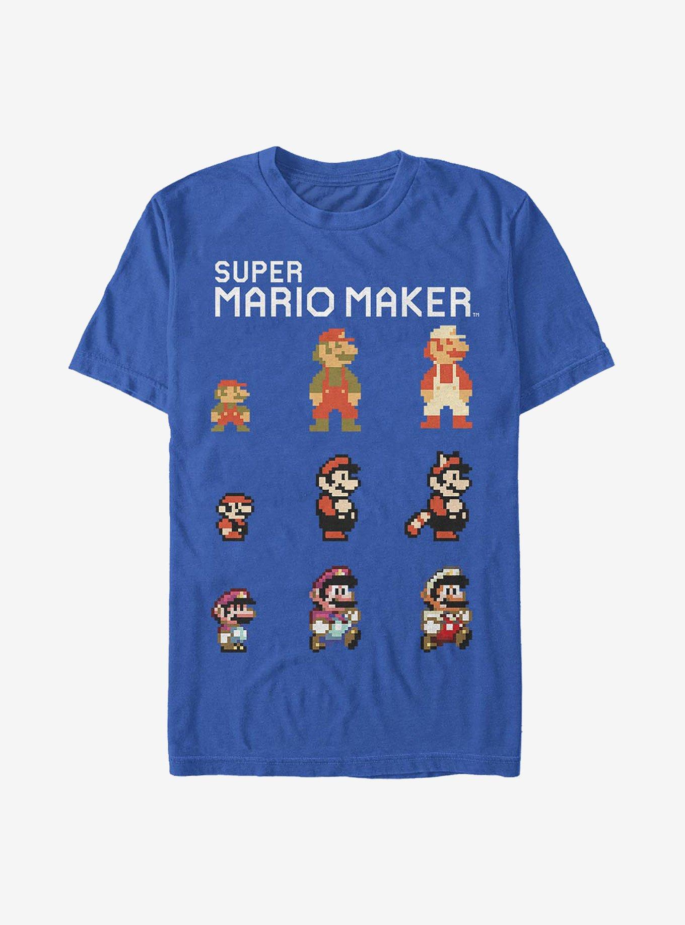 Nintendo Mario Evolution T-Shirt, ROYAL, hi-res