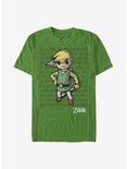 Nintendo Zelda Link Grin T-Shirt, KELLY, hi-res
