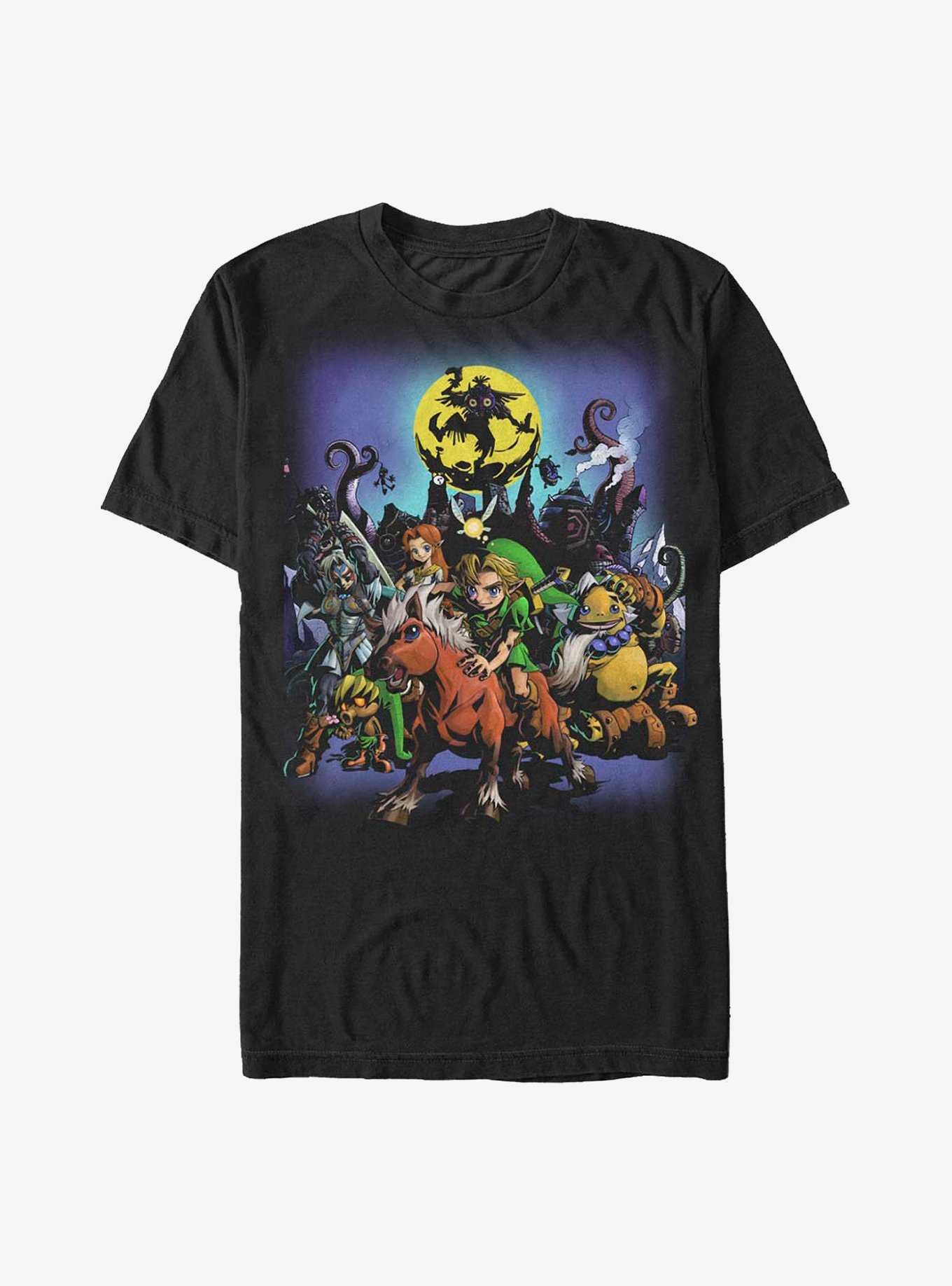 Nintendo Zelda Moon Dance T-Shirt, BLACK, hi-res