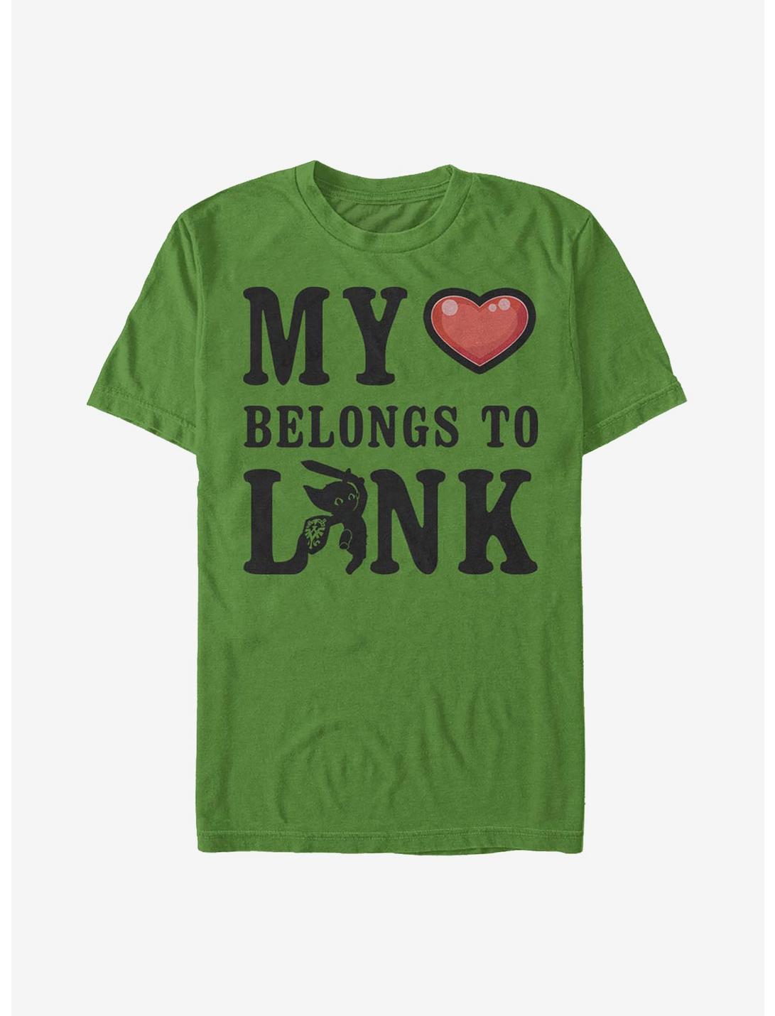 Nintendo Zelda My Heart Belongs T-Shirt, KELLY, hi-res