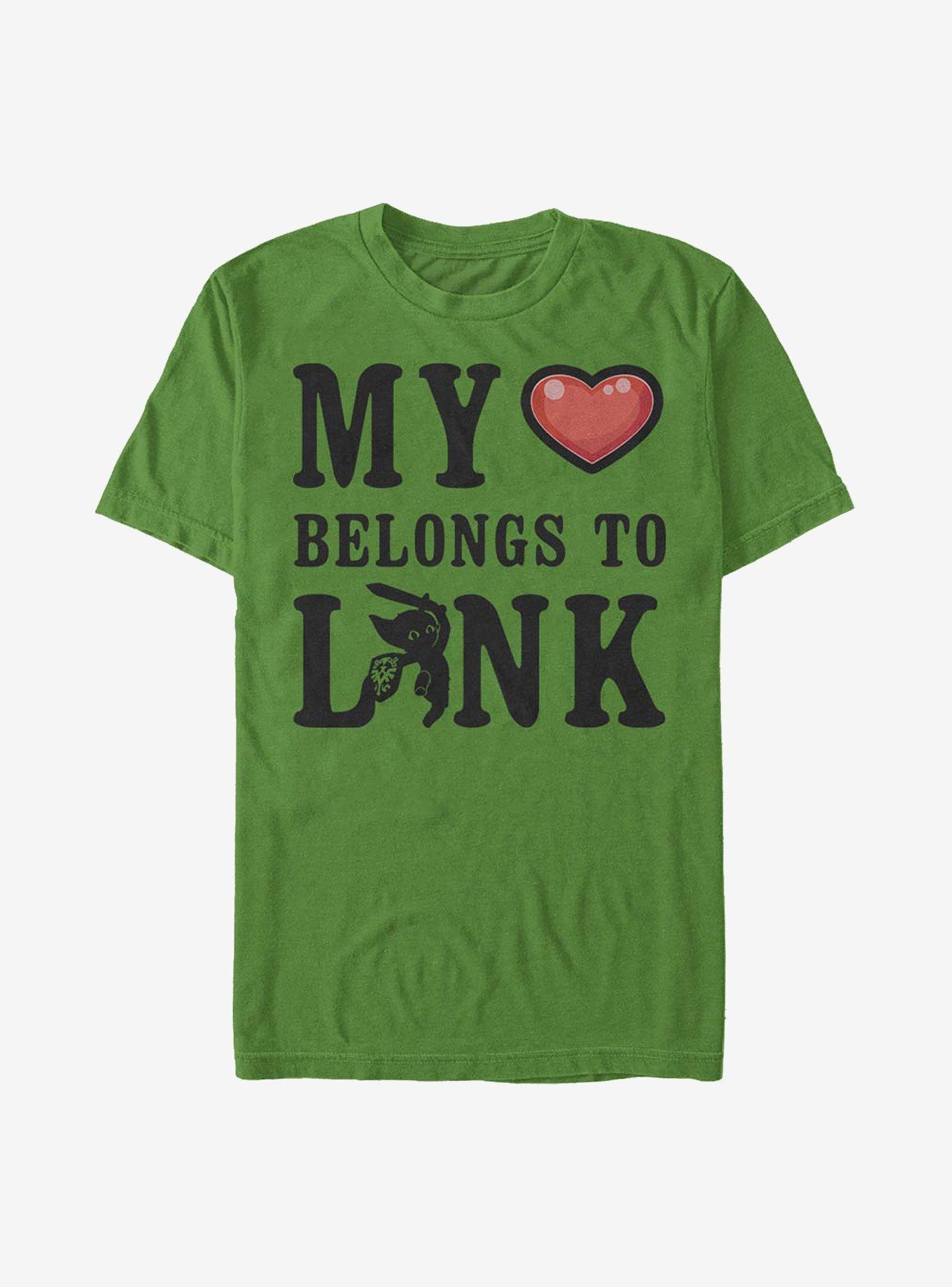 Nintendo Zelda My Heart Belongs T-Shirt, , hi-res