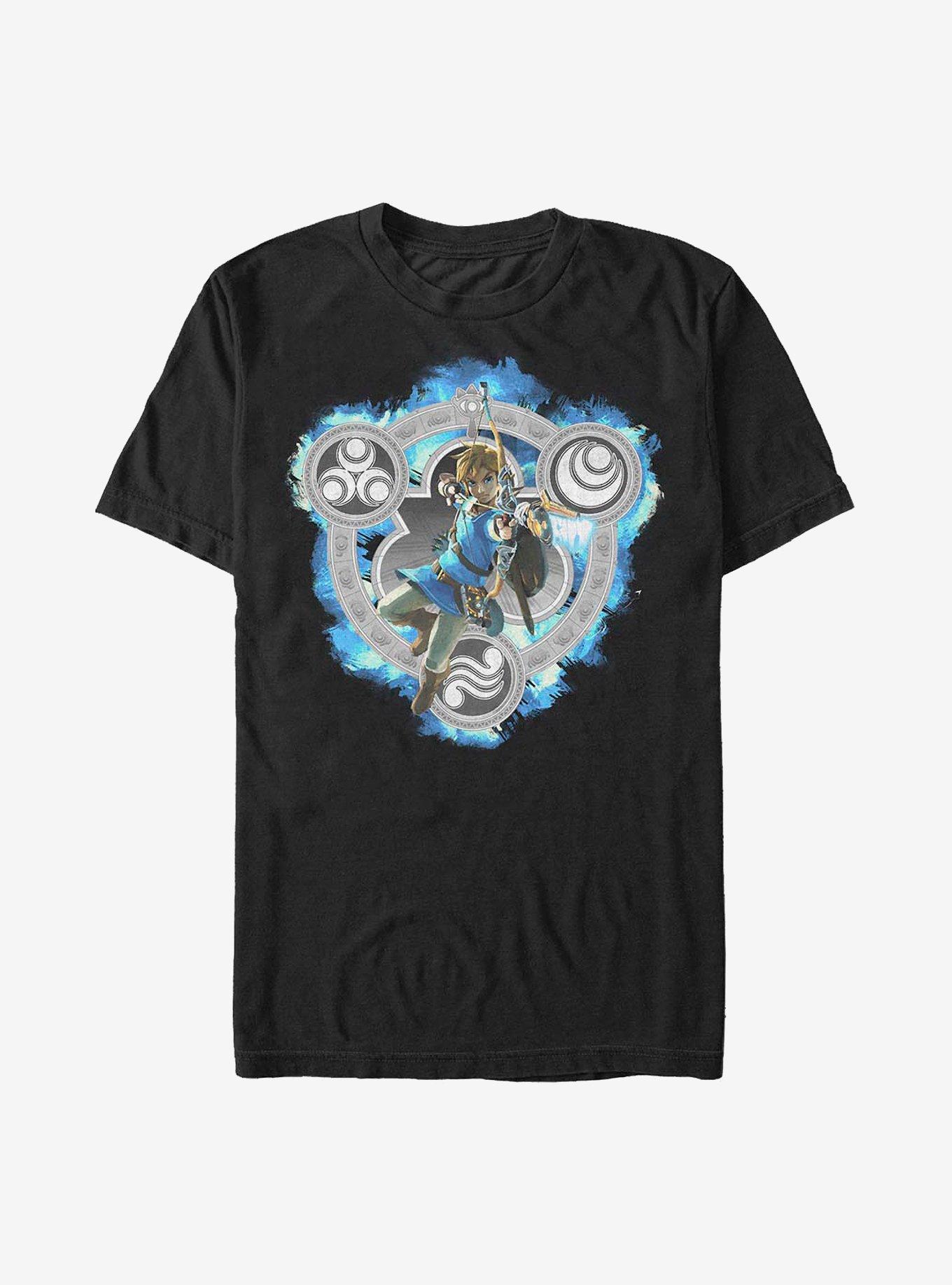 Nintendo Zelda Wild Noir T-Shirt, BLACK, hi-res