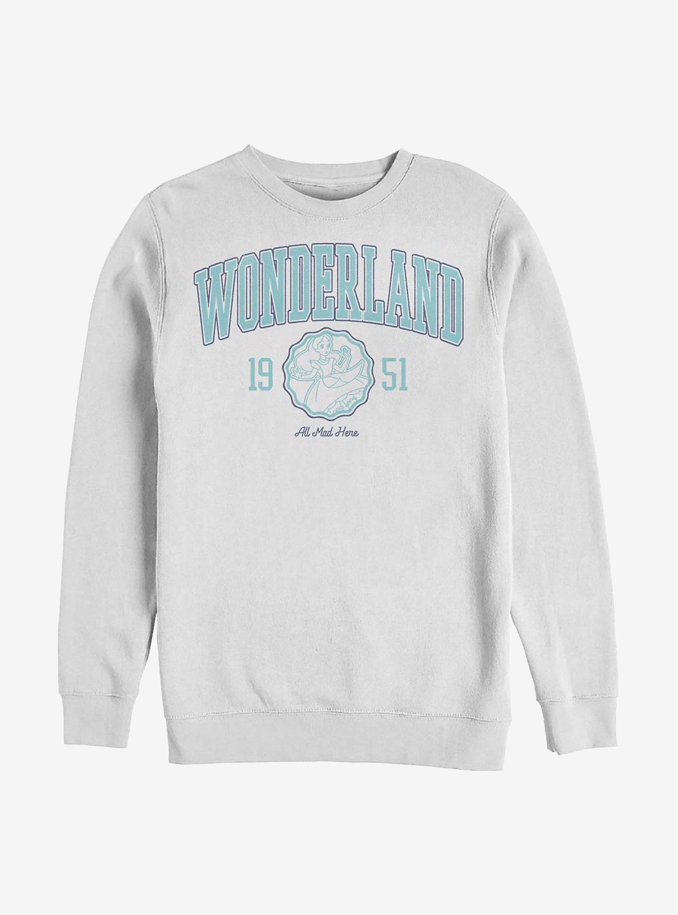 Disney Alice In Wonderland 1951 All Mad Here Crew Sweatshirt, , hi-res