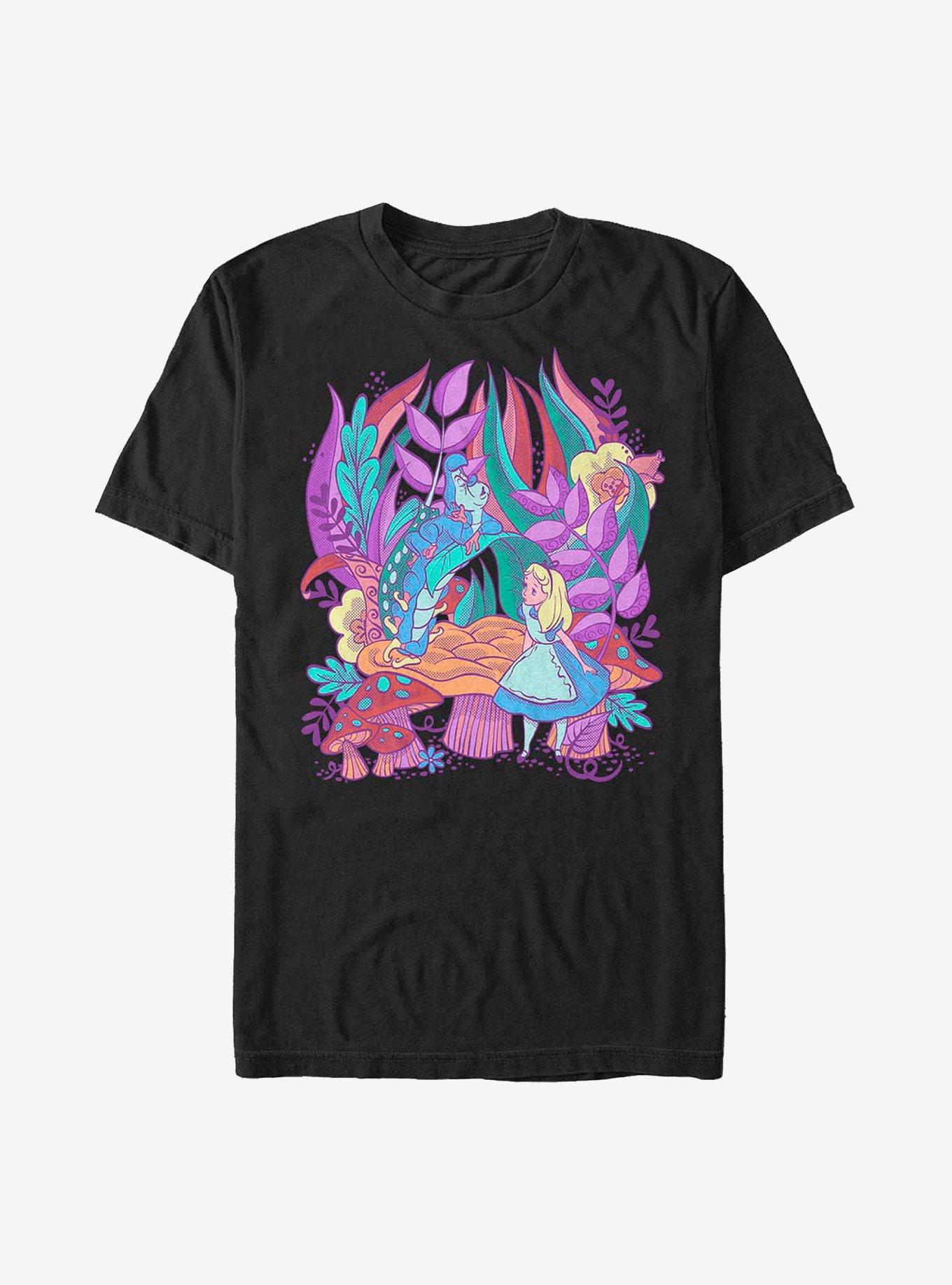 Disney Alice In Wonderland Neon Plants T-Shirt, , hi-res
