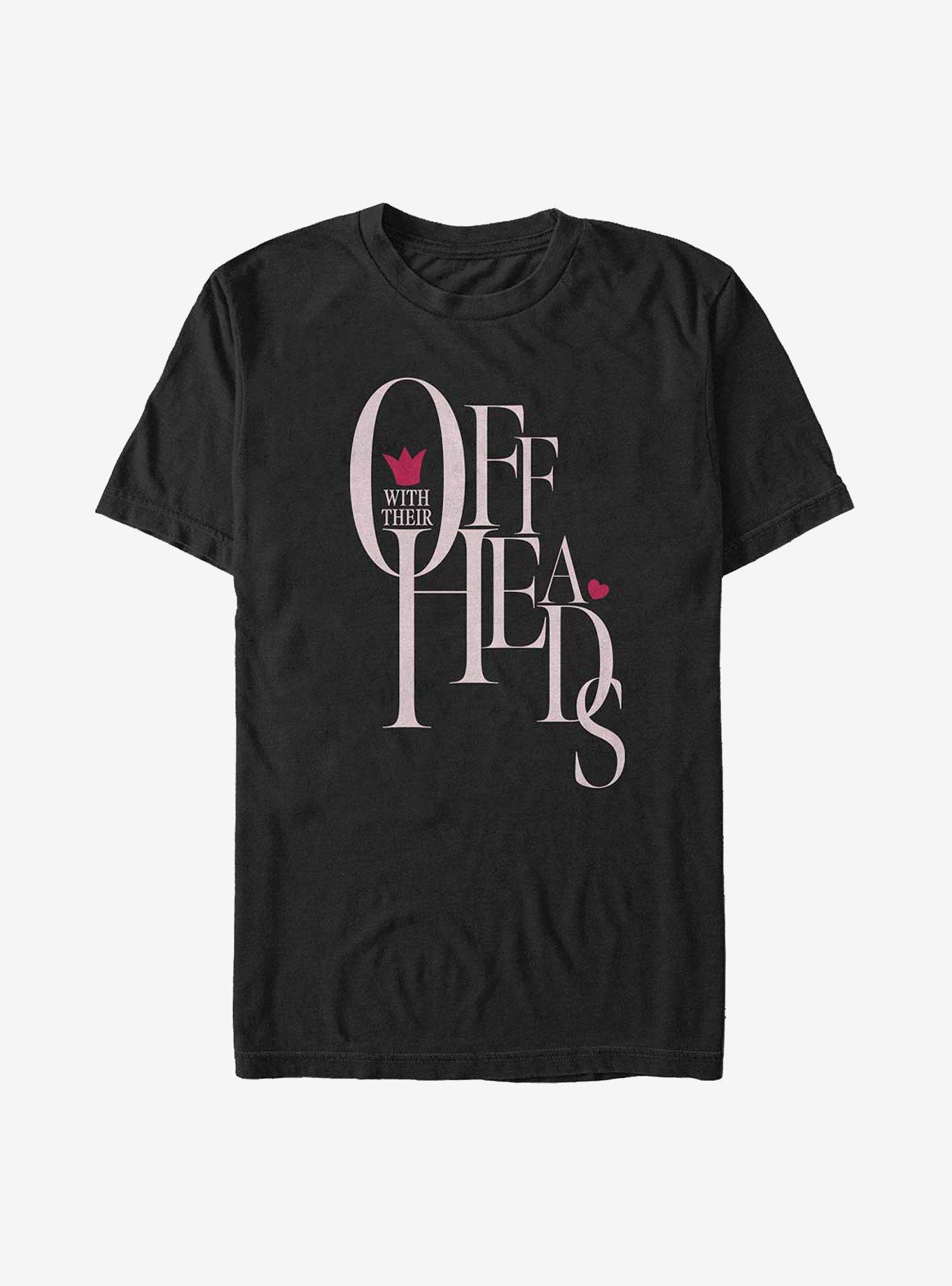 Disney Alice In Wonderland Off With Their Heads T-Shirt, BLACK, hi-res