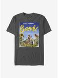 Disney Bambi Sunflowers T-Shirt, CHARCOAL, hi-res