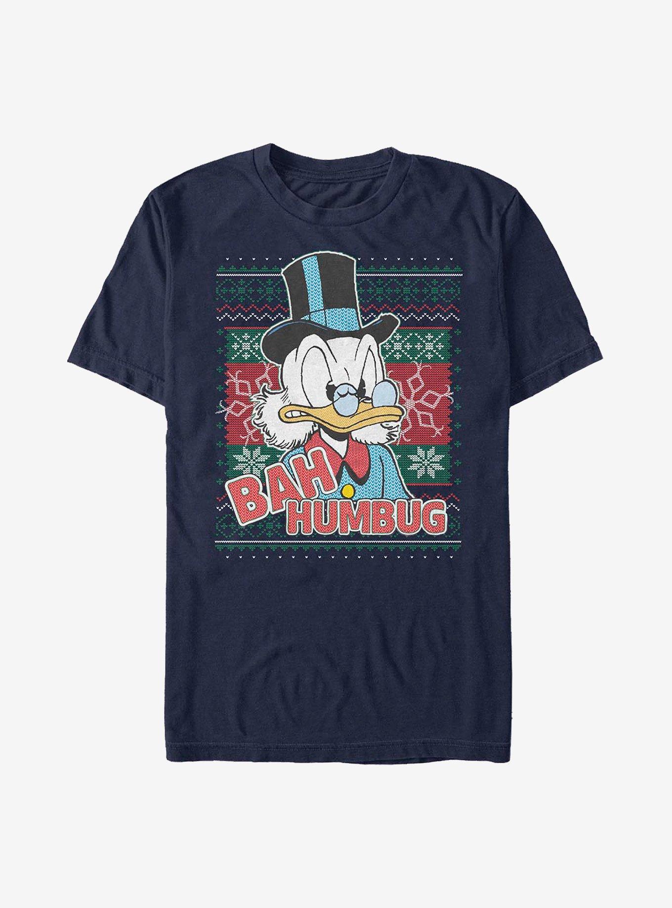 Disney Ducktales Bah Humbug Scroog T-Shirt, NAVY, hi-res