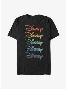Disney Rainbow Stacked T-Shirt, , hi-res