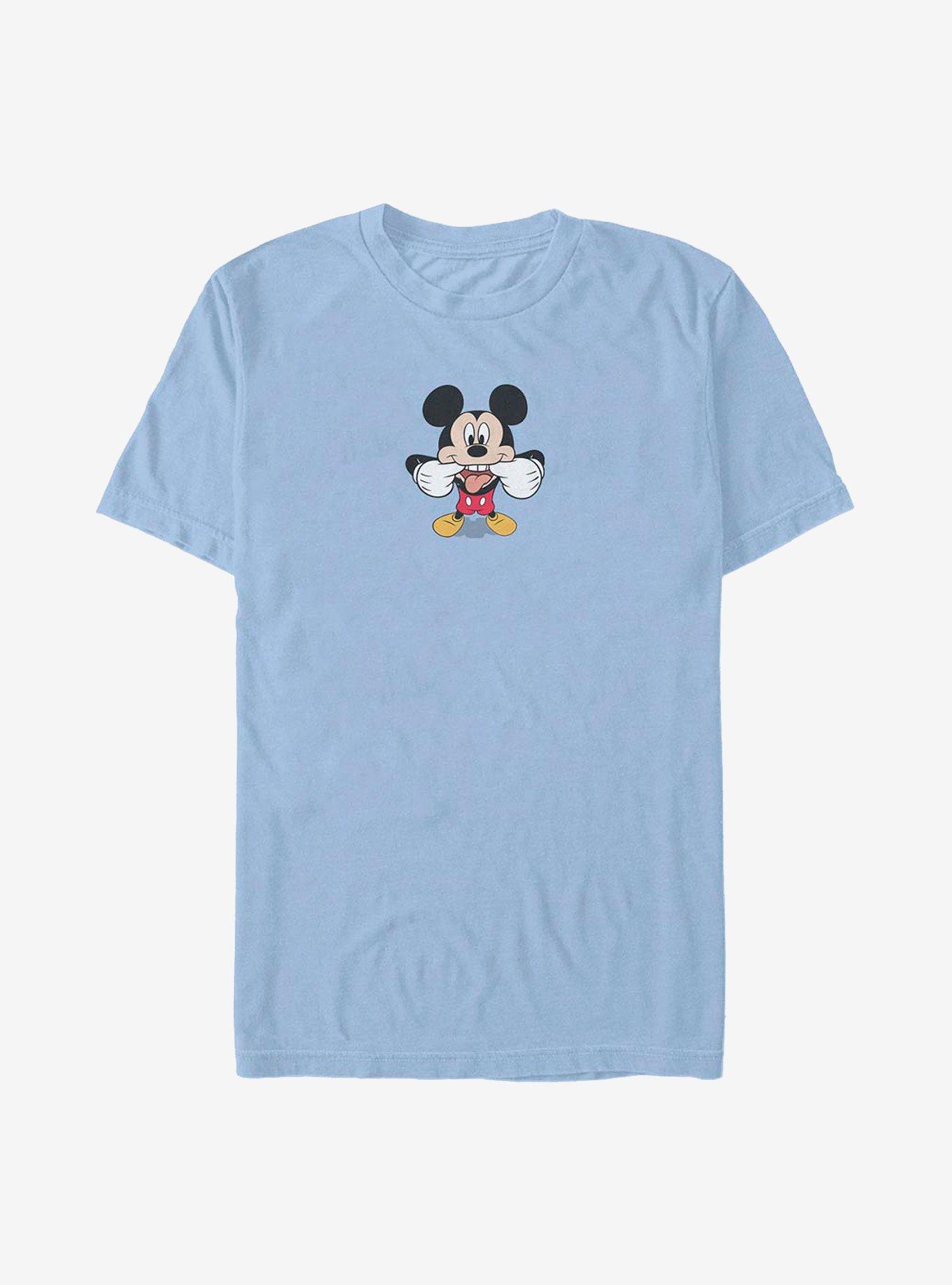 Disney Mickey Mouse In Your Face T-Shirt, LT BLUE, hi-res