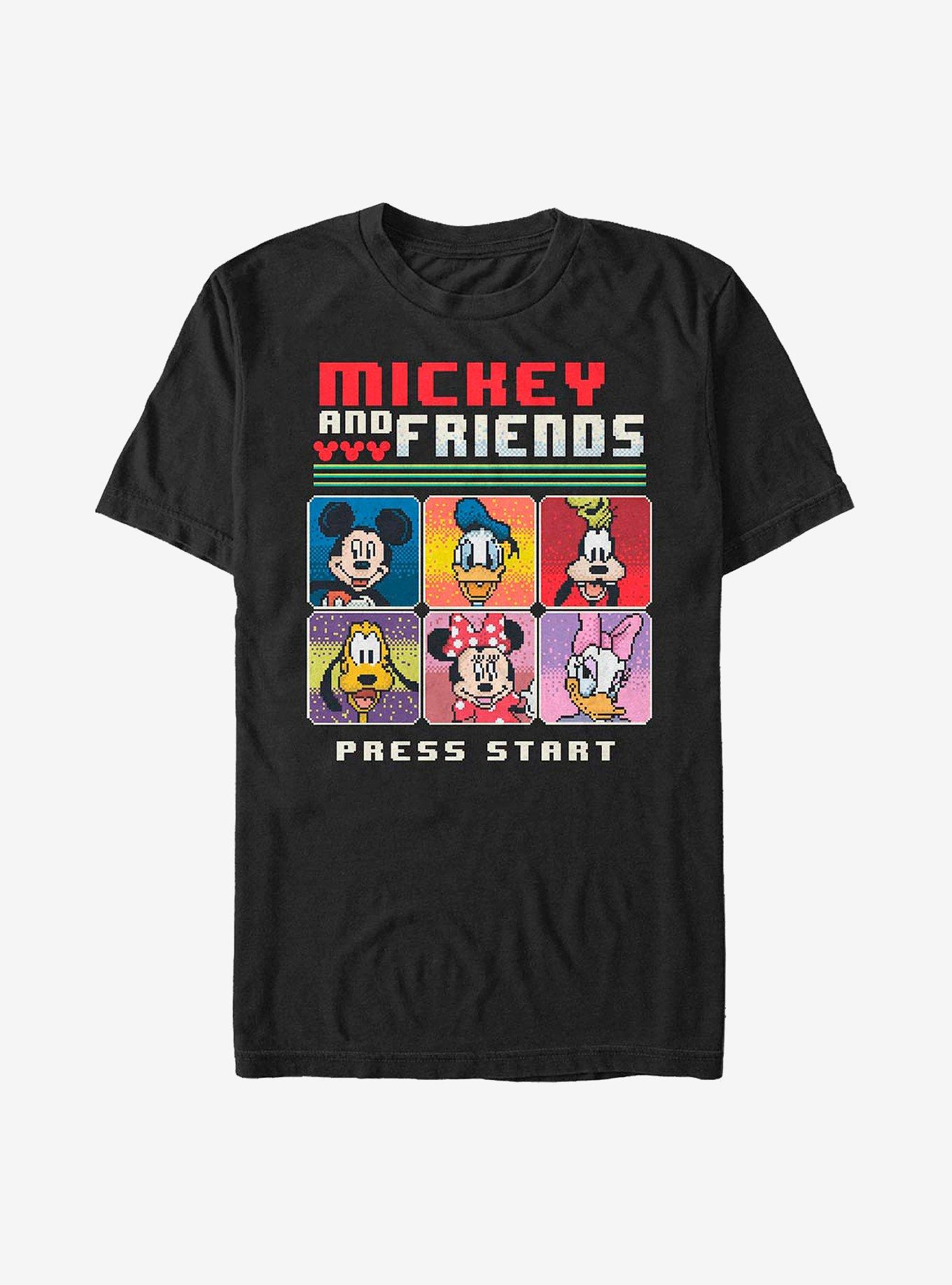Disney Mickey Mouse Pixel Friends T-Shirt, , hi-res