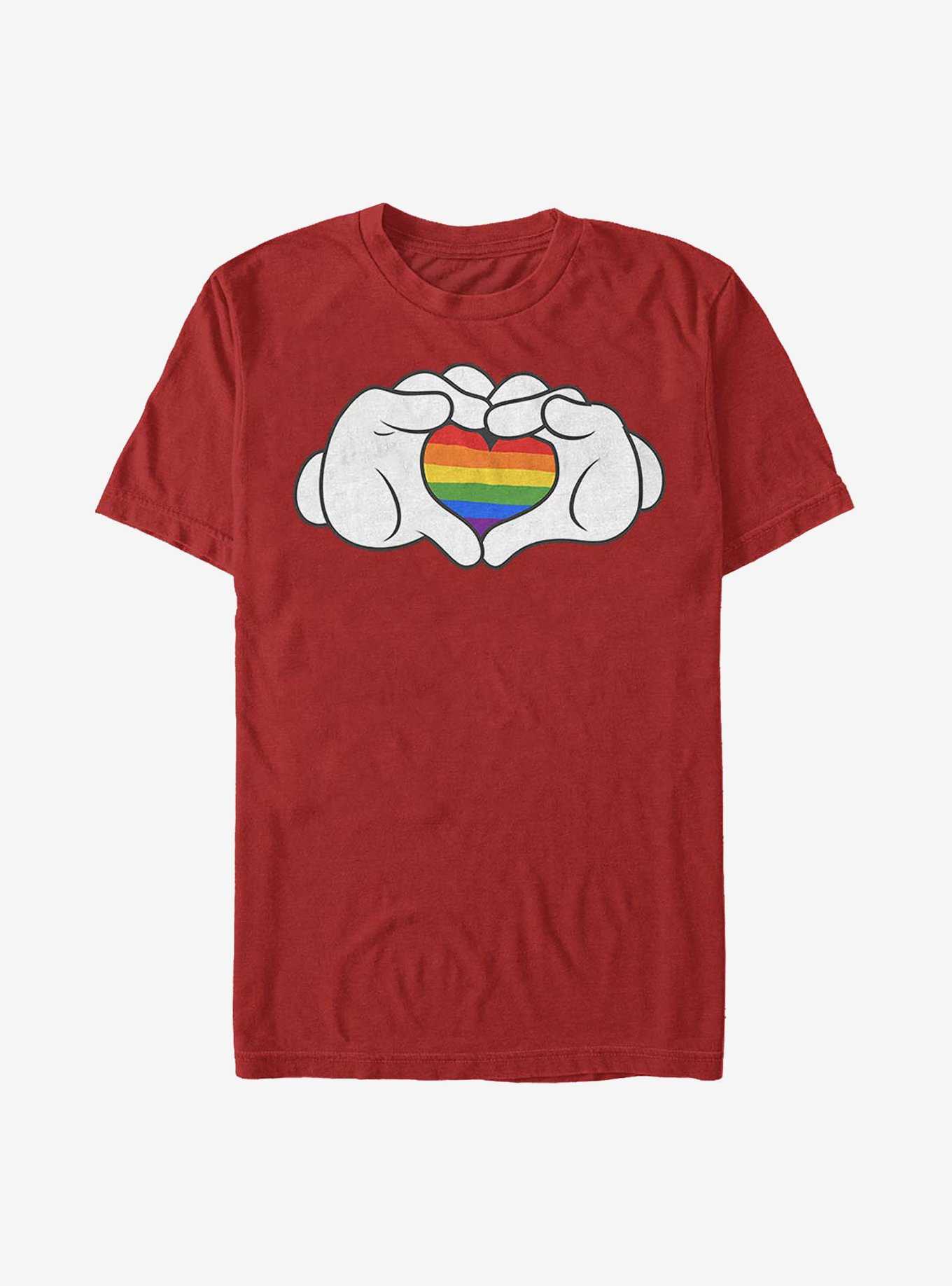Disney Mickey Mouse Rainbow Love T-Shirt, , hi-res