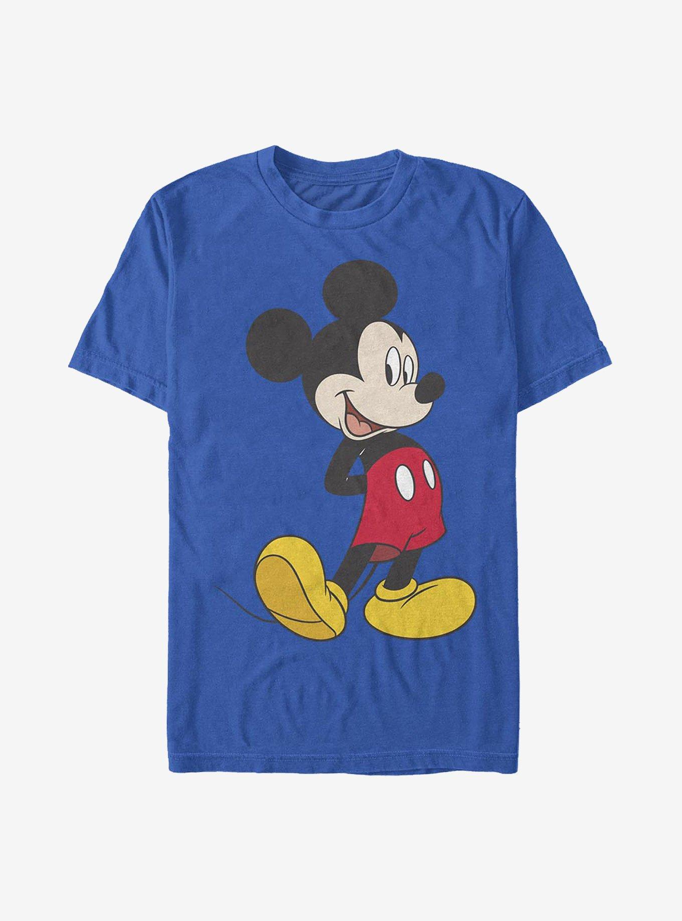mickey mouse blue t shirt