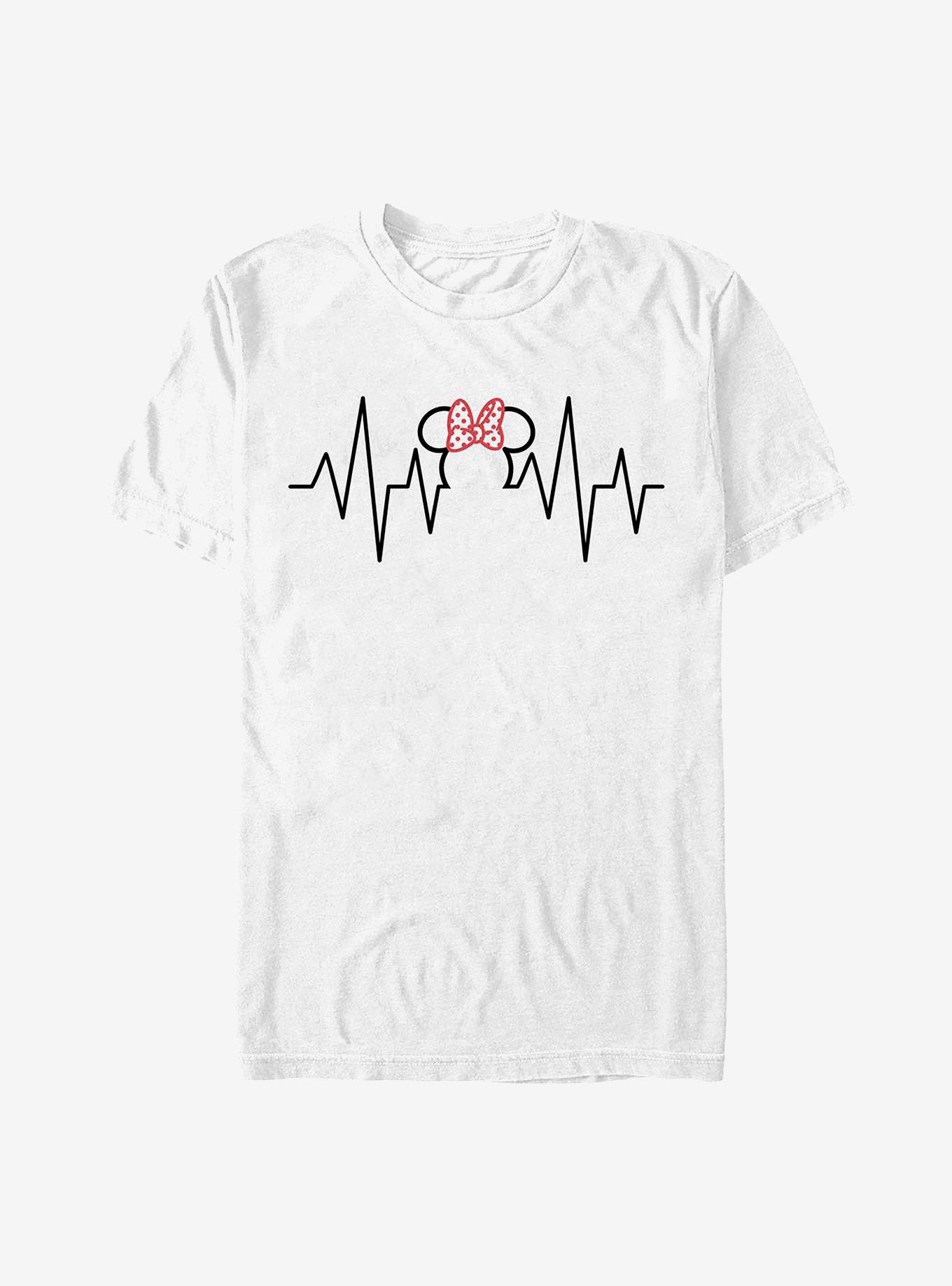 Disney Minnie Mouse Minnie Heartline T-Shirt, WHITE, hi-res