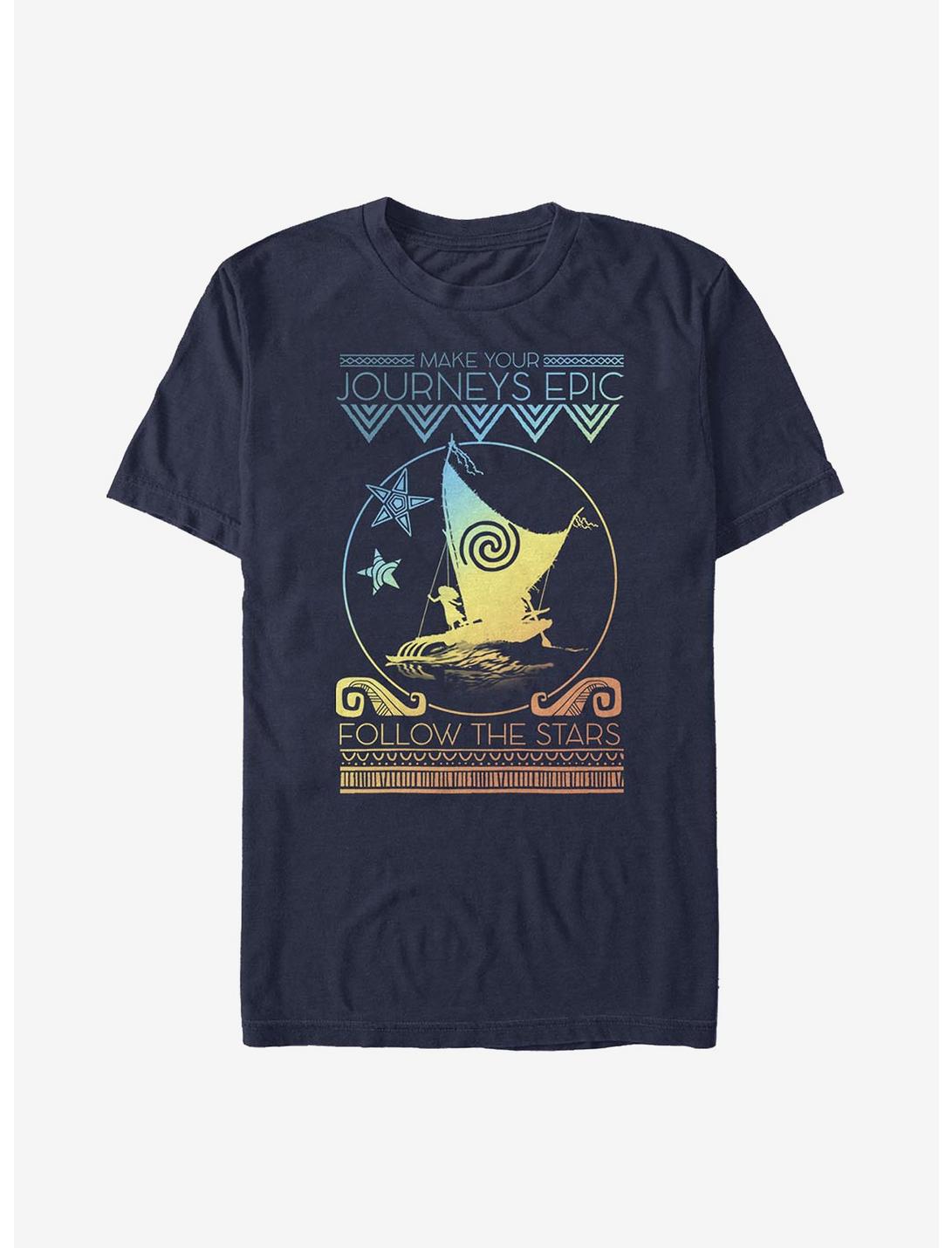 Disney Moana Follow The Stars T-Shirt, NAVY, hi-res
