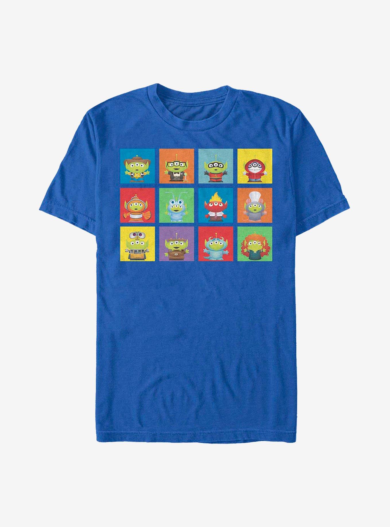 Disney Pixar Alien Line Up T-Shirt, ROYAL, hi-res