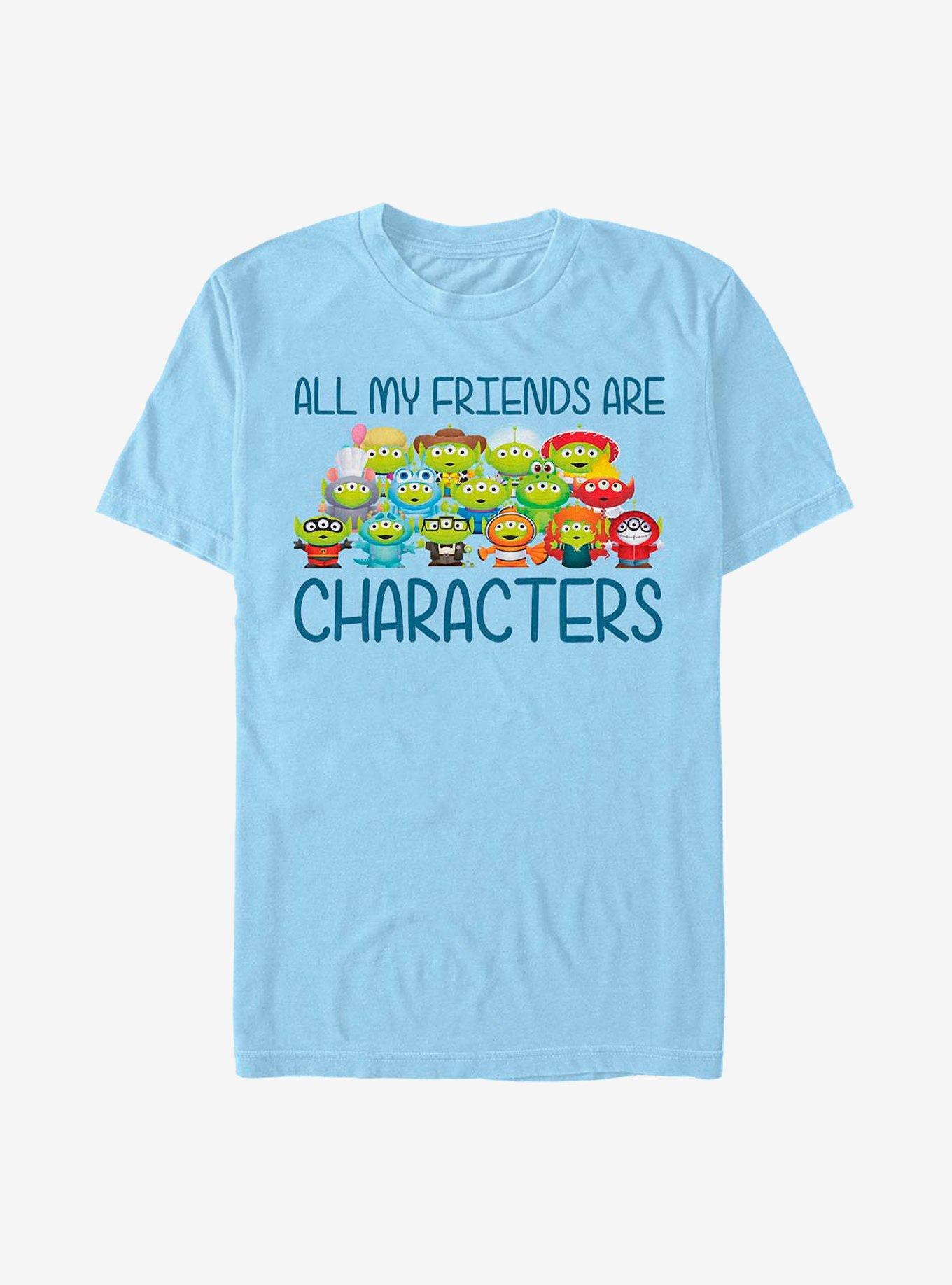 Disney Pixar Friends Are Characters T-Shirt, LT BLUE, hi-res