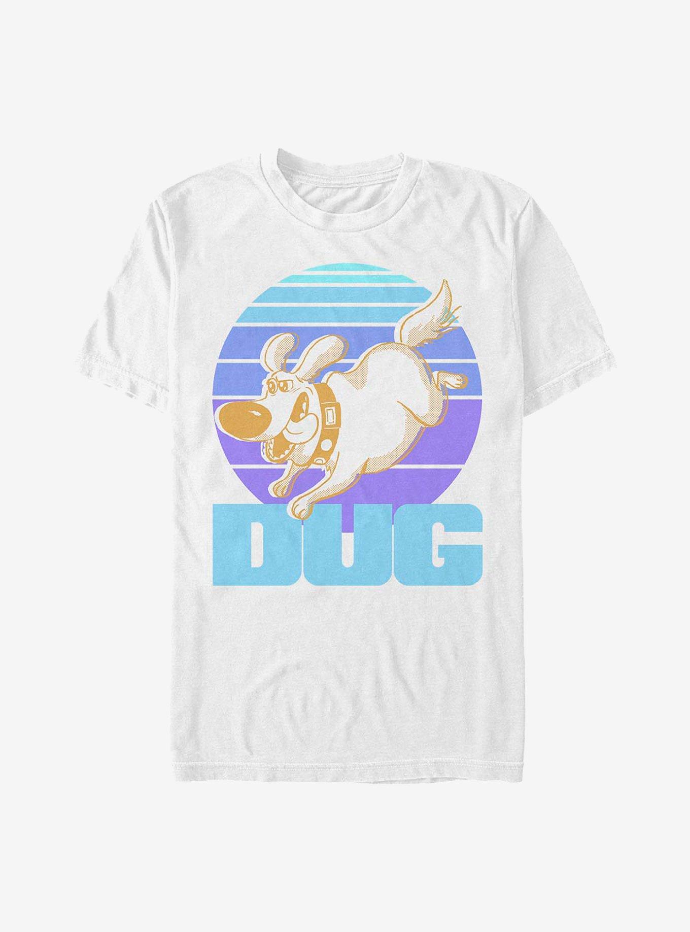 Disney Pixar Retro Dug T-Shirt, WHITE, hi-res