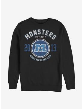 Disney Pixar Monsters University Badge Crew Sweatshirt, , hi-res
