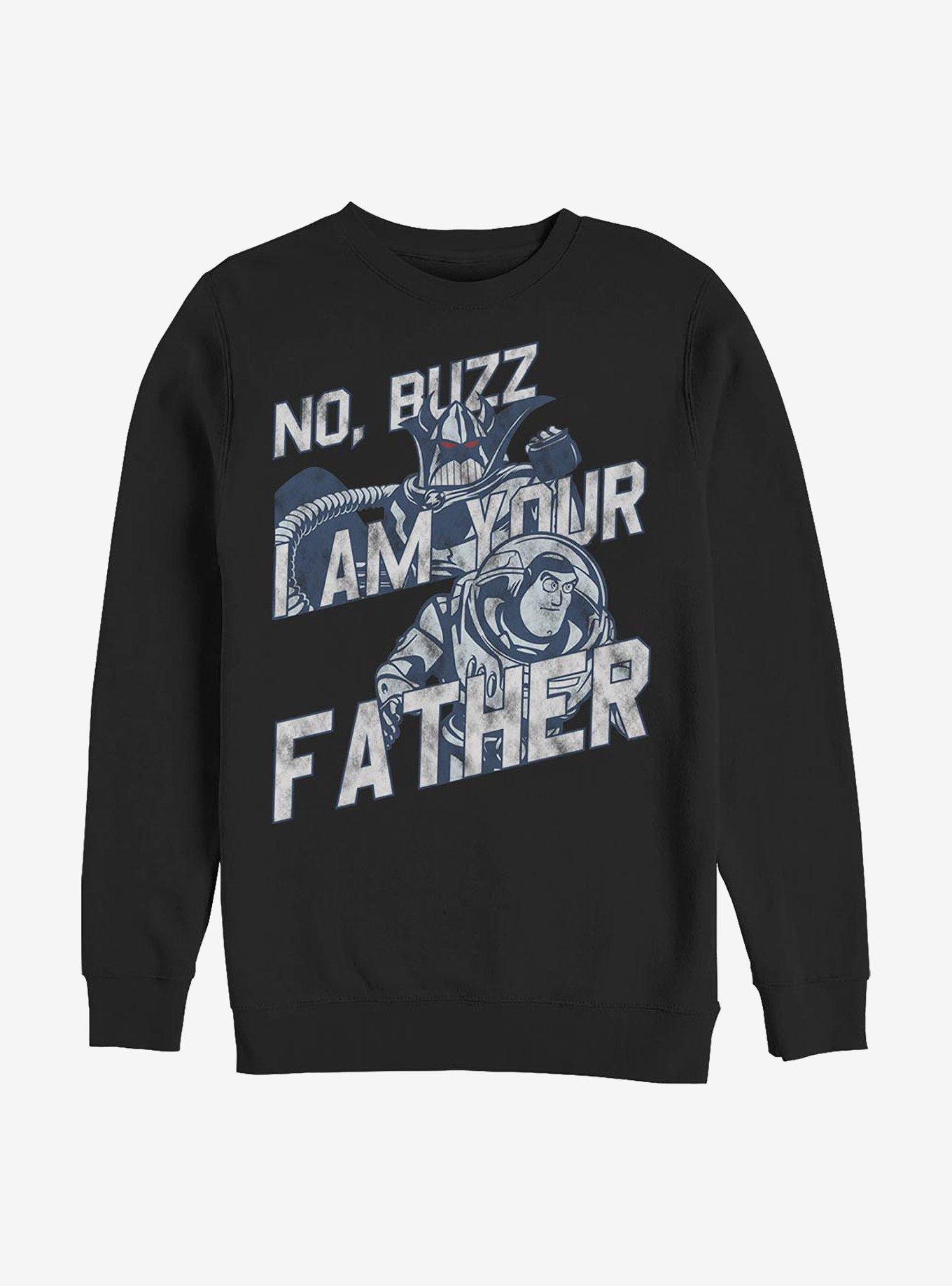 Disney Pixar Toy Story Zerg Father Crew Sweatshirt, BLACK, hi-res