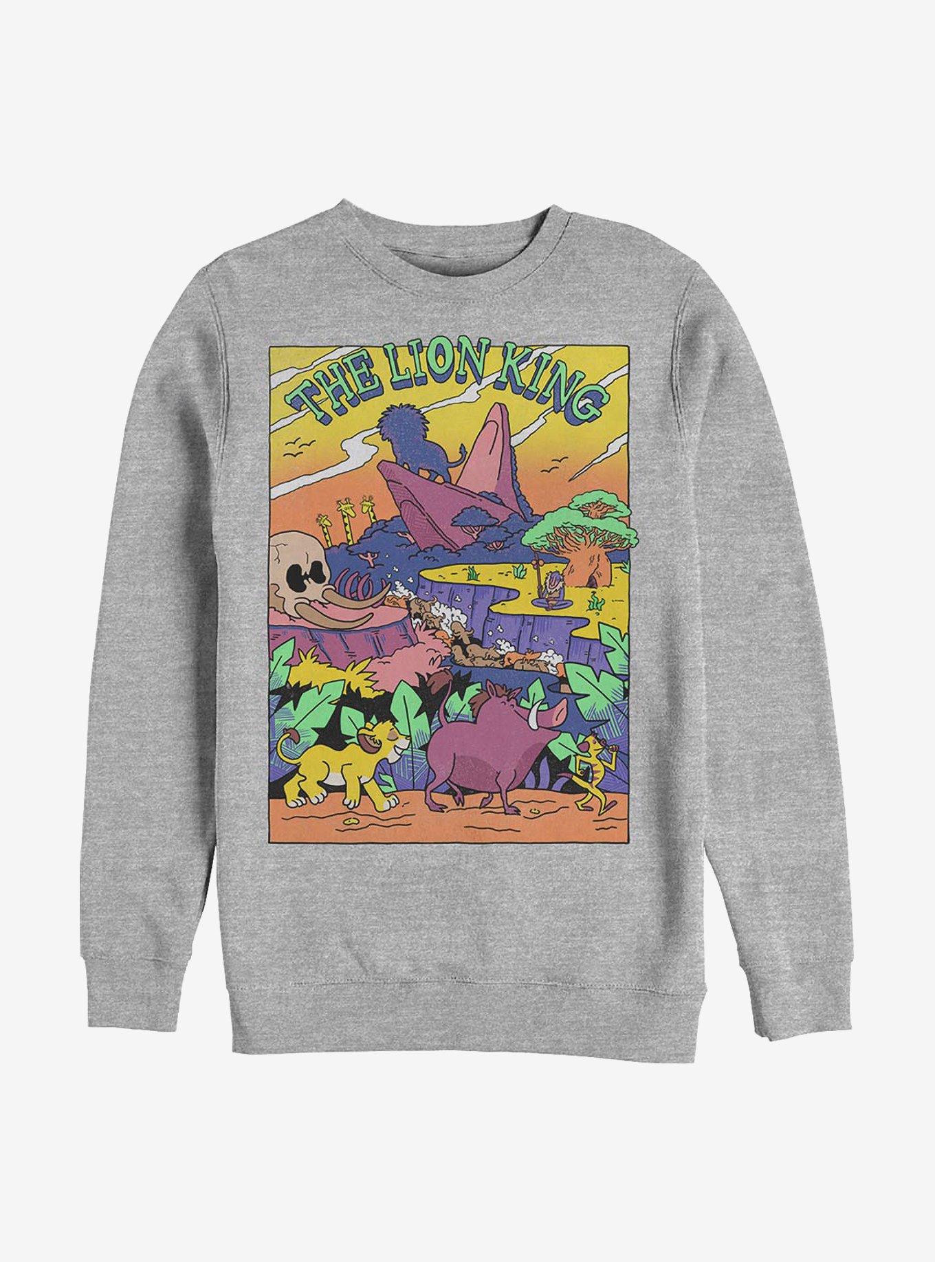 Disney The Lion King Poster Crew Sweatshirt