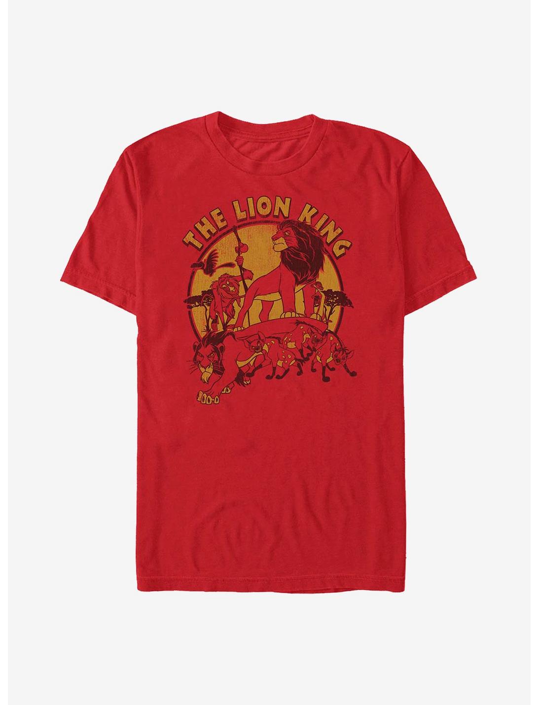 Disney The Lion King Lion Circle T-Shirt, RED, hi-res