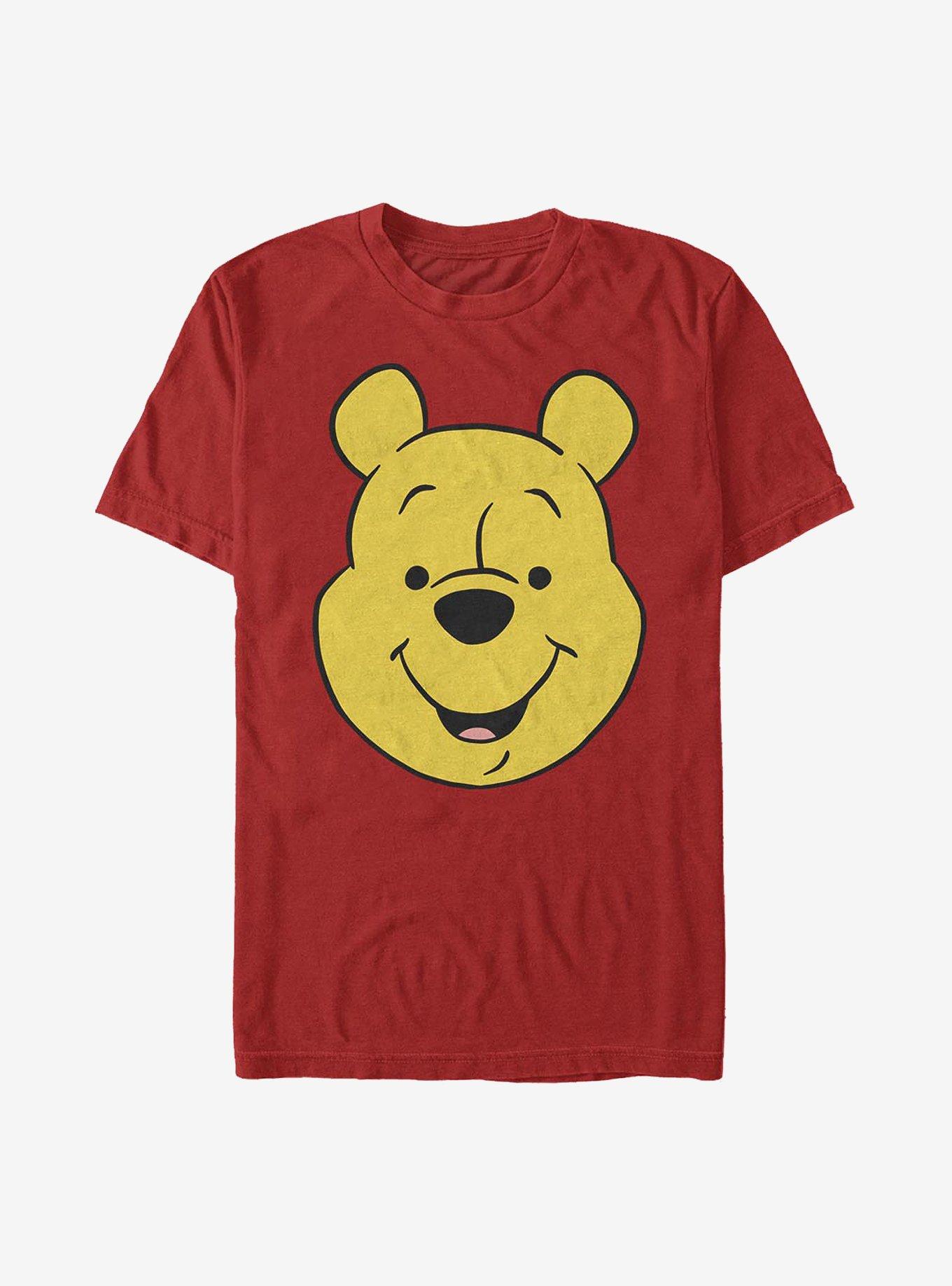 Disney Winnie The Pooh Big Face T-Shirt, RED, hi-res