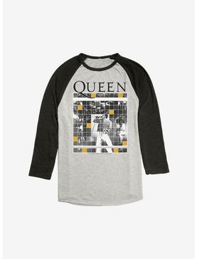 Plus Size Queen Live Concert Blocks Raglan, , hi-res
