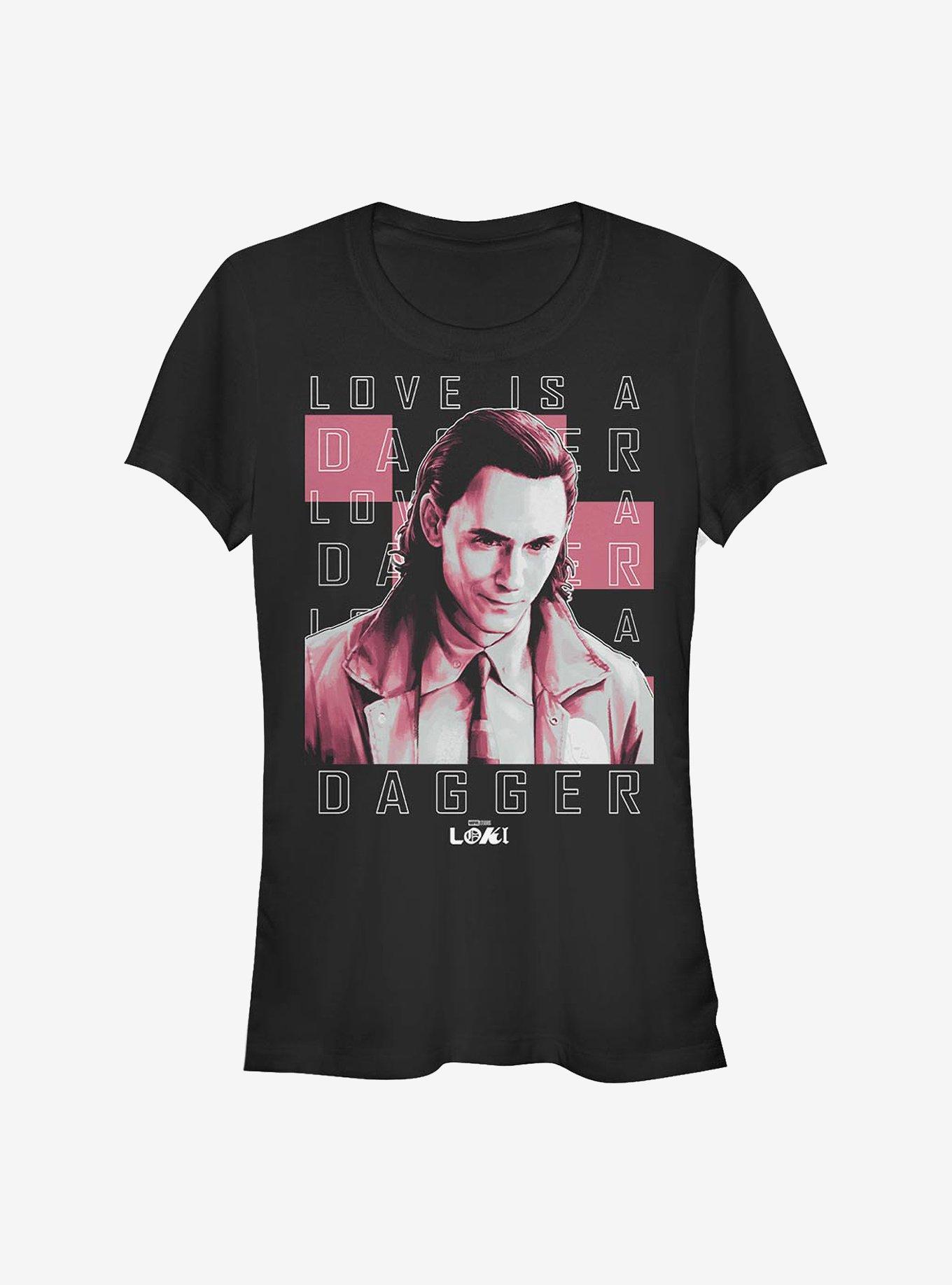 Marvel Loki Love Is A Dagger Girls T-Shirt, , hi-res