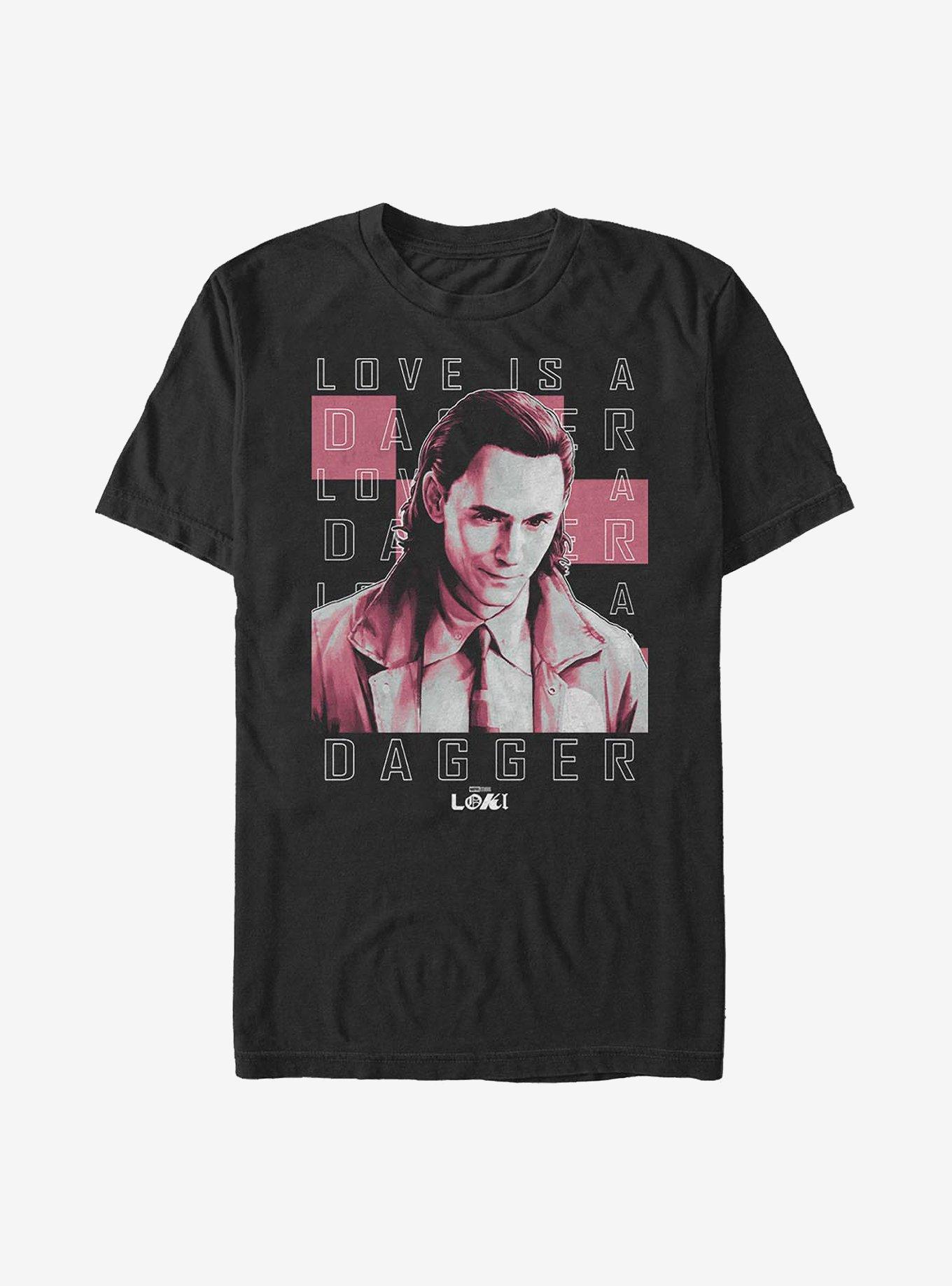 Marvel Loki Love Is A Dagger T-Shirt, , hi-res