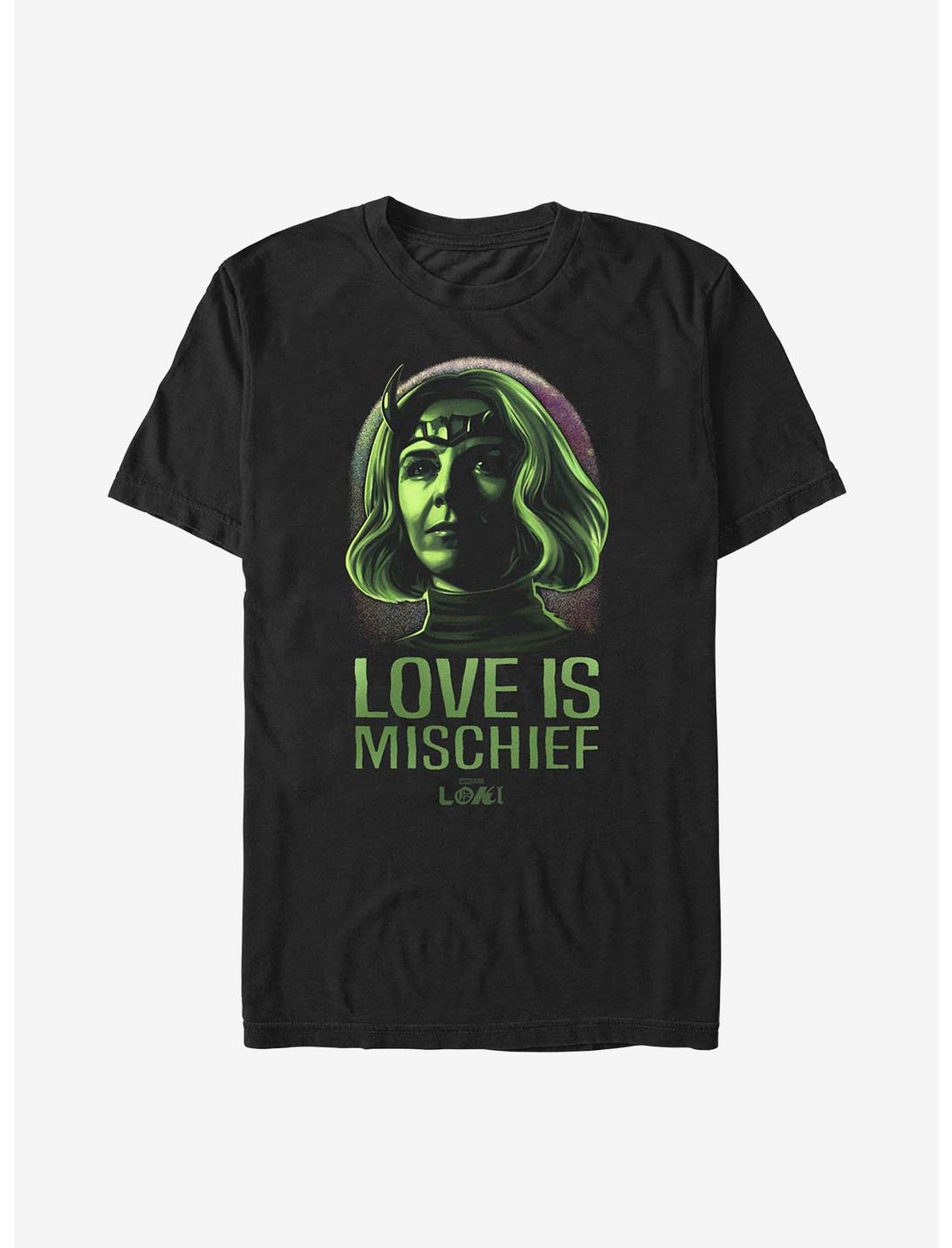 Marvel Loki Love Is Mischief T-Shirt, BLACK, hi-res