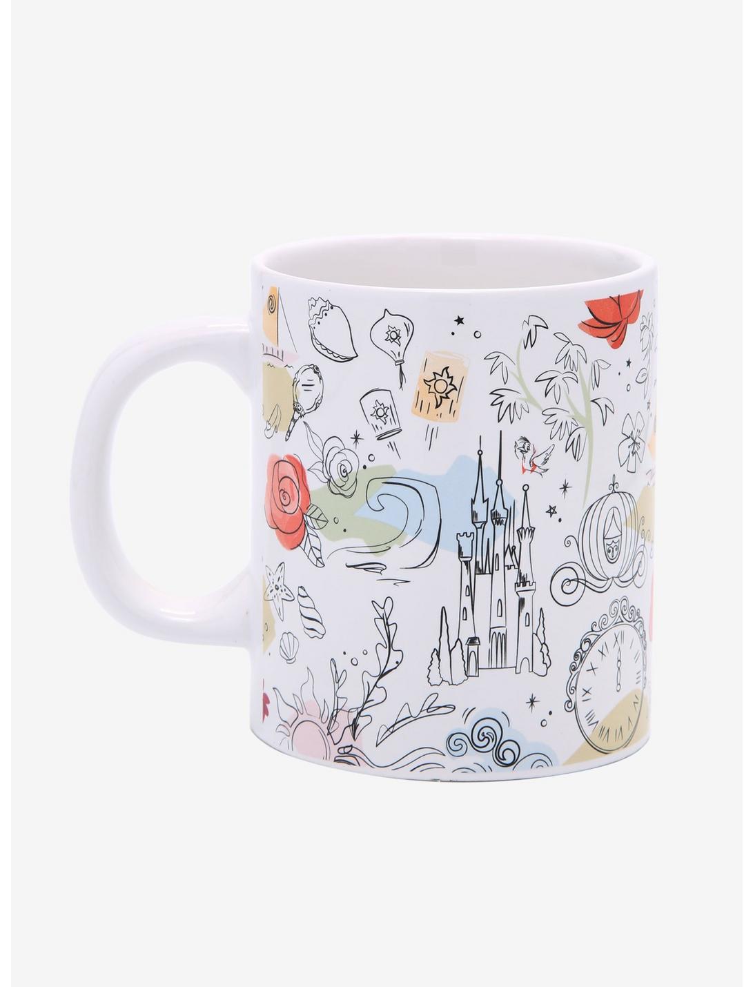 Disney Princess Icons Mug, , hi-res