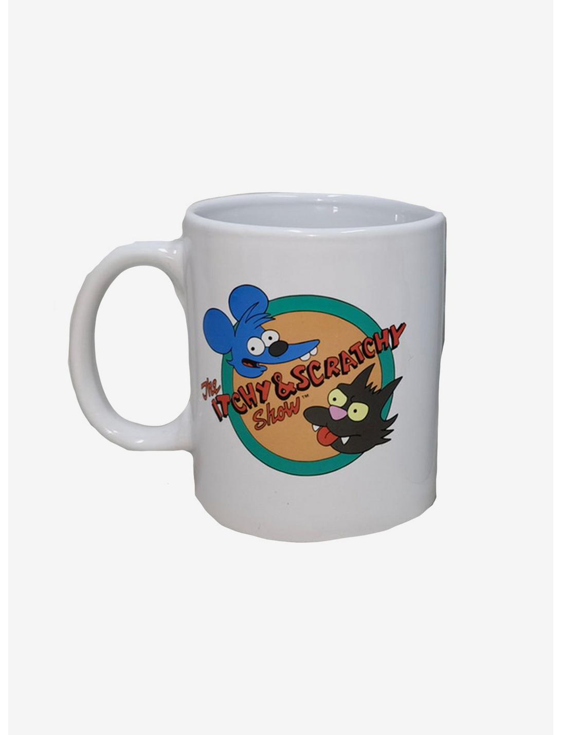 The Simpsons The Itchy & Scratchy Show Logo Mug, , hi-res