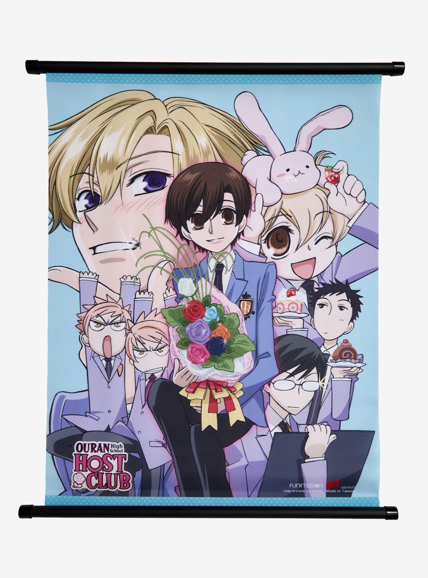 Ouran High School Host Club Group Collage Wall Scroll | Hot Topic