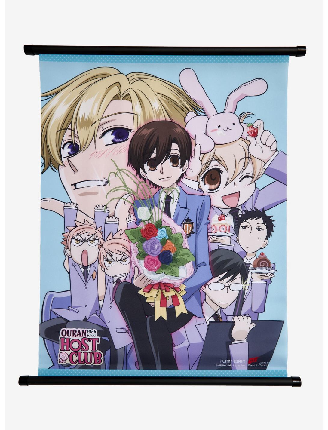 Ouran High School Host Club Group Collage Wall Scroll, , hi-res
