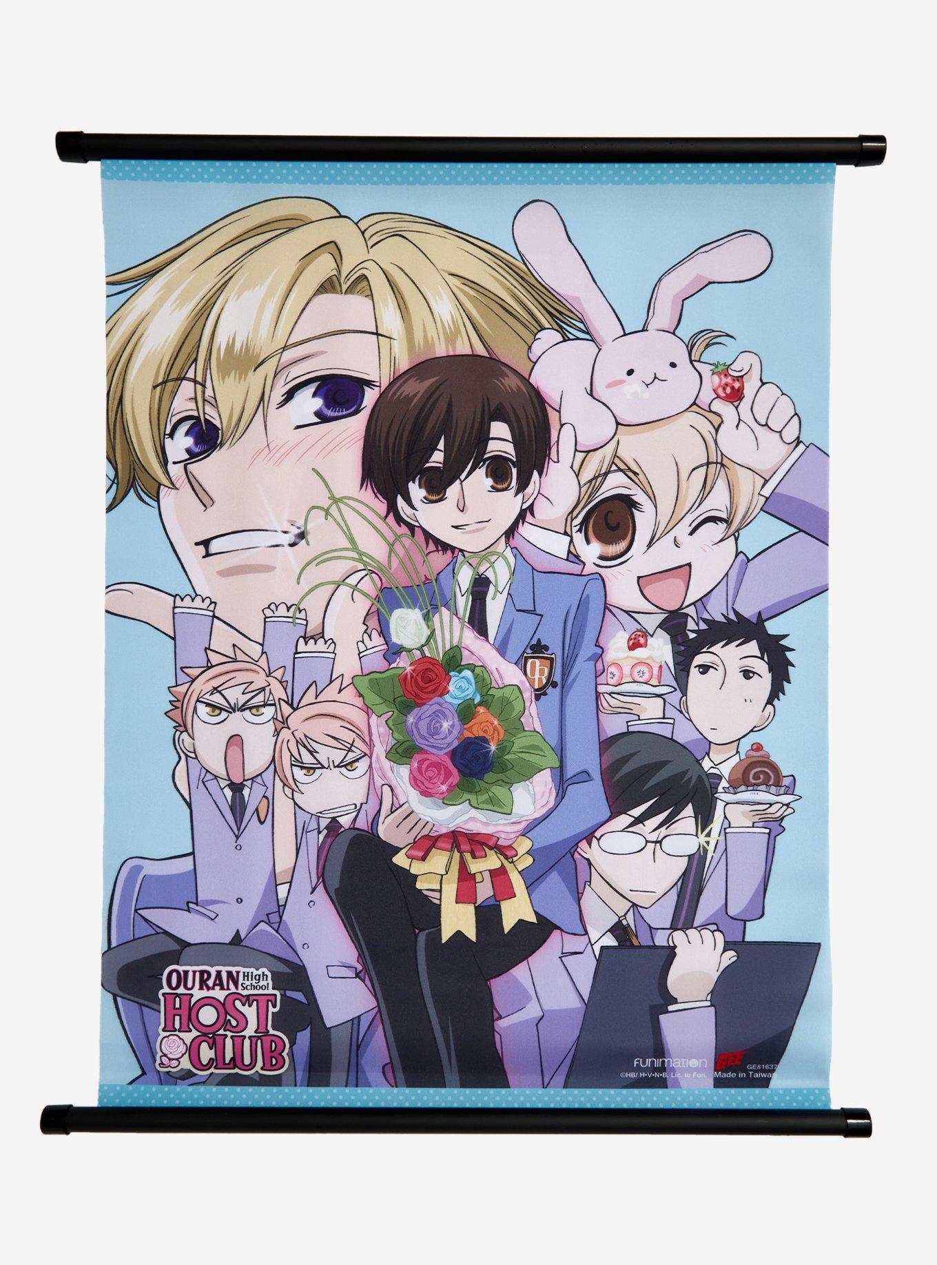 Ouran High School Host Club Group Collage Wall Scroll, , hi-res