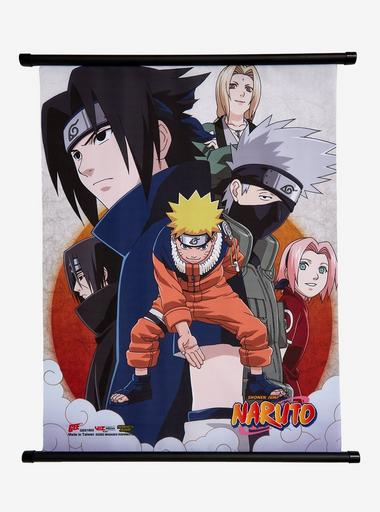 Naruto Group Wall Scroll | Hot Topic