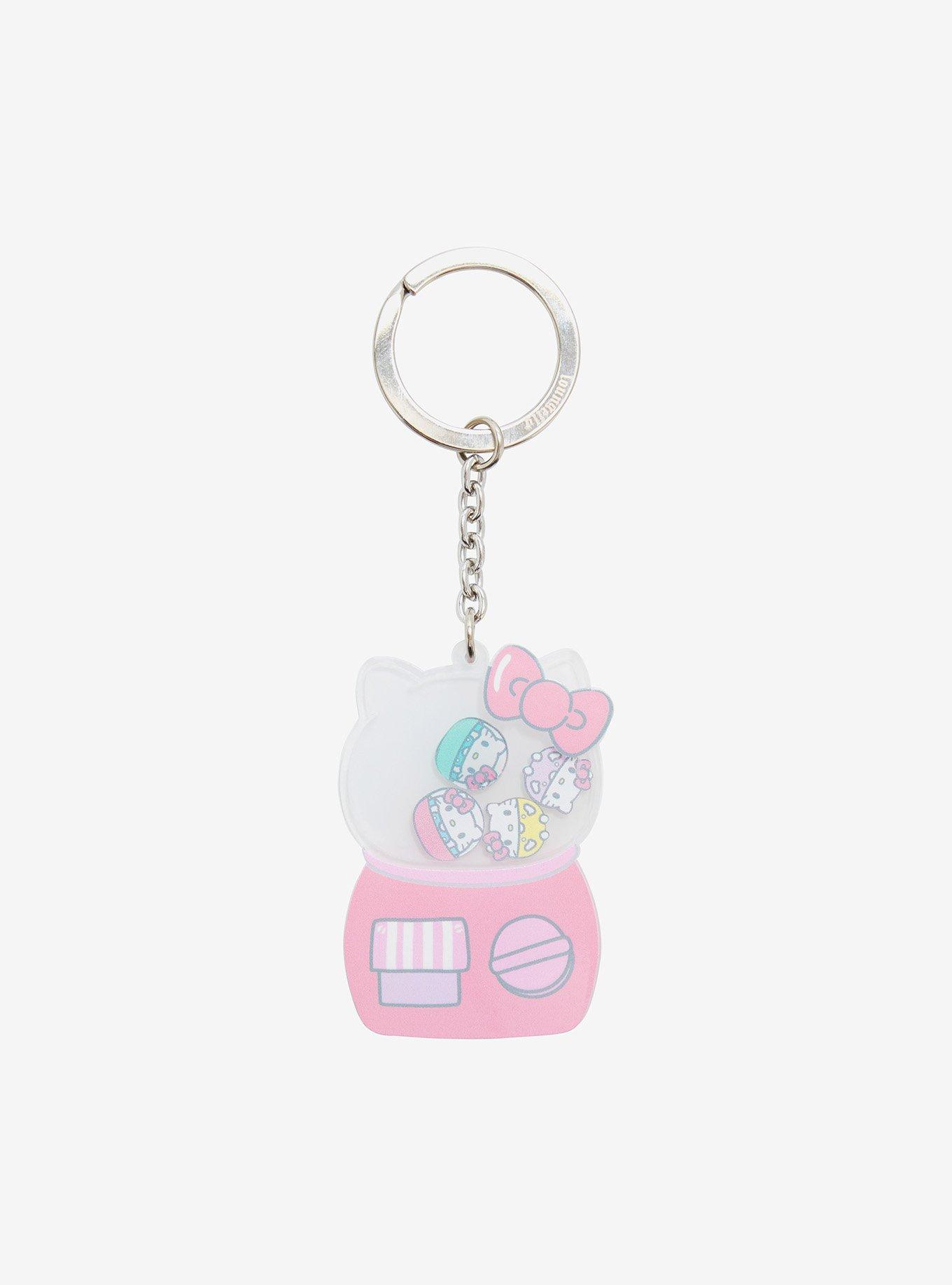 Hello Kitty Pastel Gumball Shaker Key Chain, , hi-res
