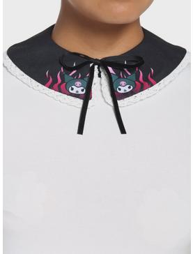 Plus Size Kuromi Pink Flames Collar, , hi-res