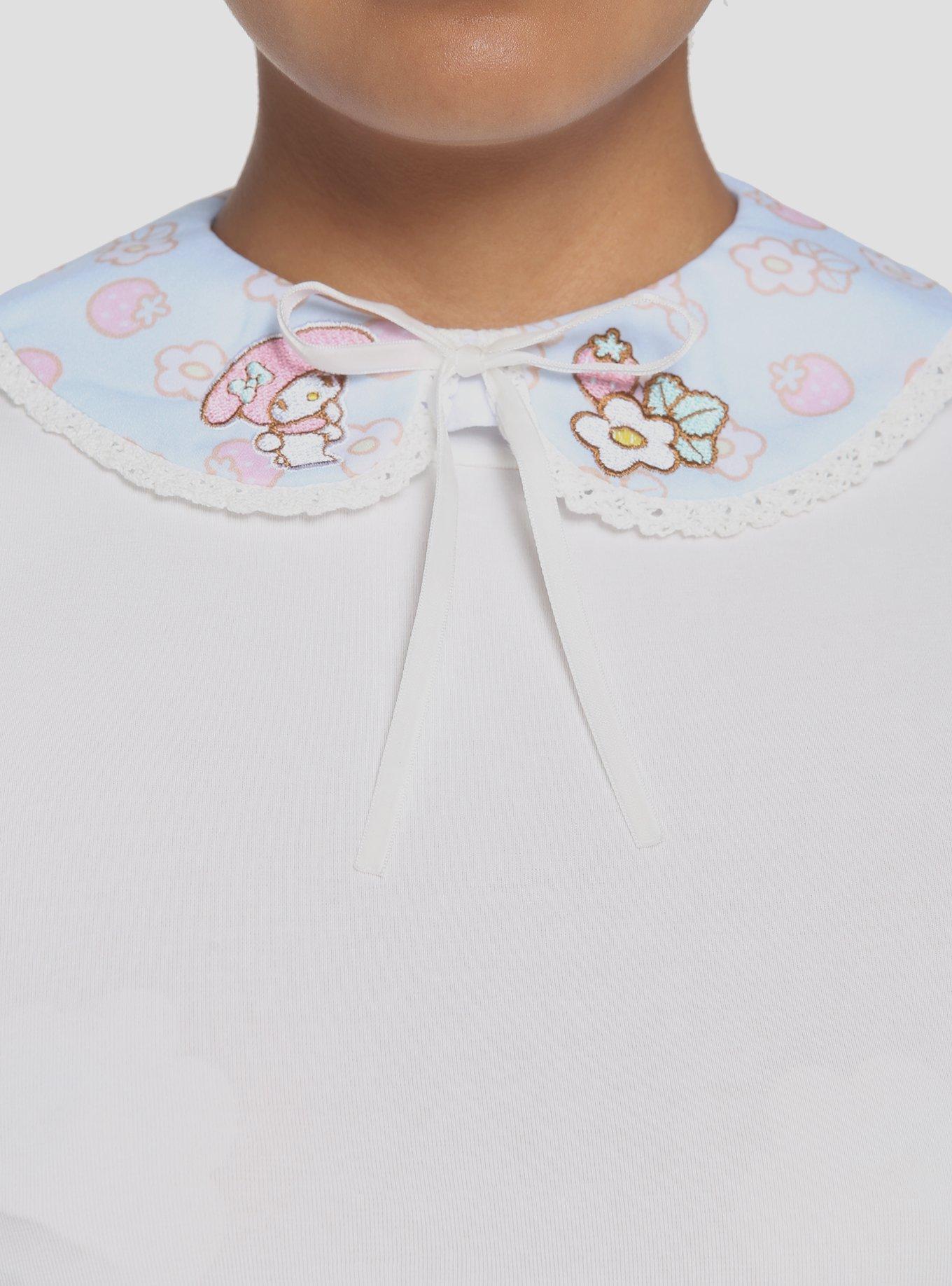 My Melody Strawberry Floral Collar, , hi-res