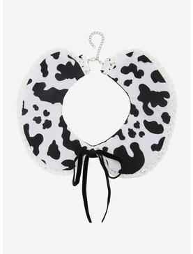 Cow Print Lace Collar, , hi-res