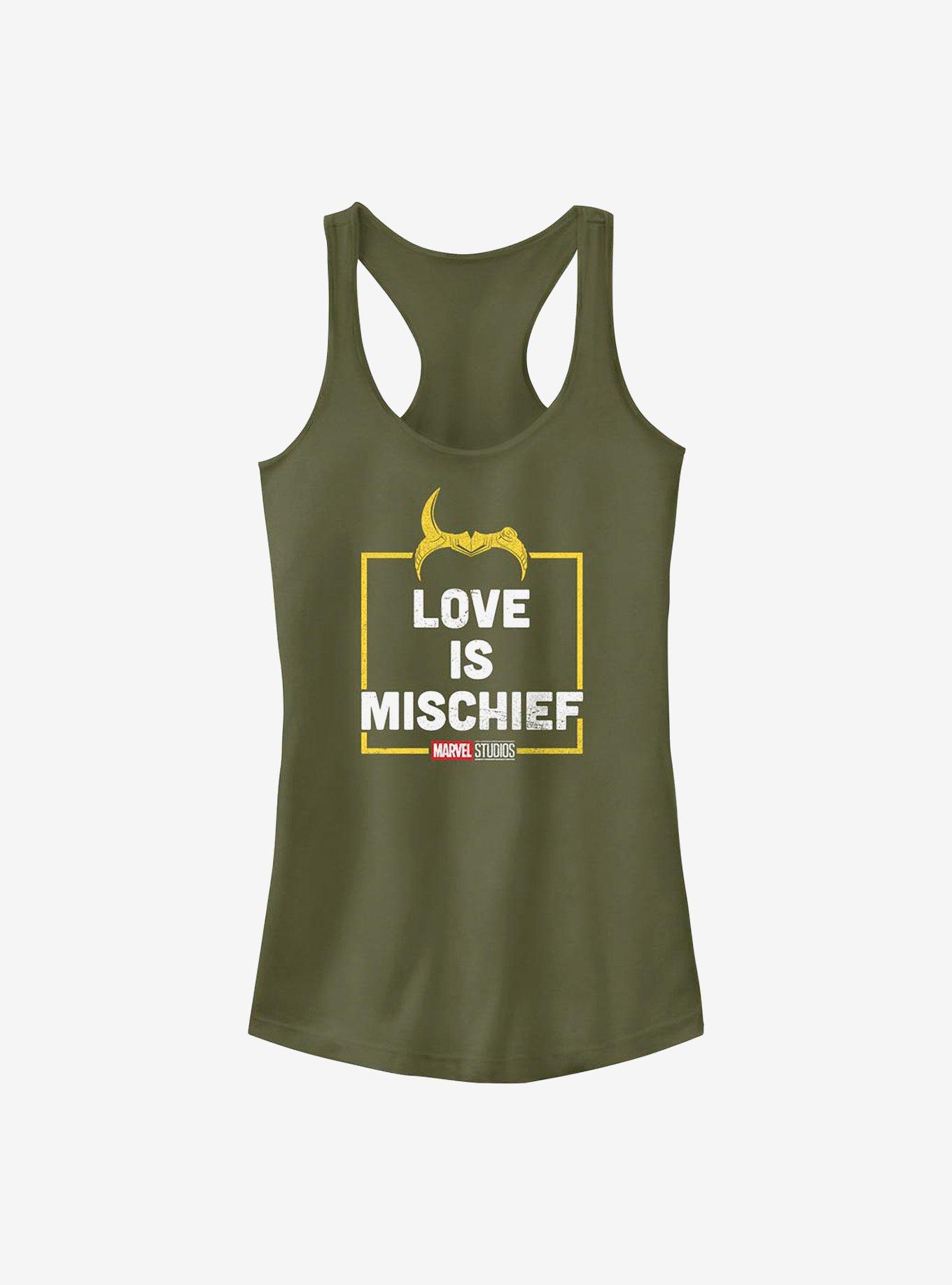 Marvel Loki Love Is Mischief Girls Tank