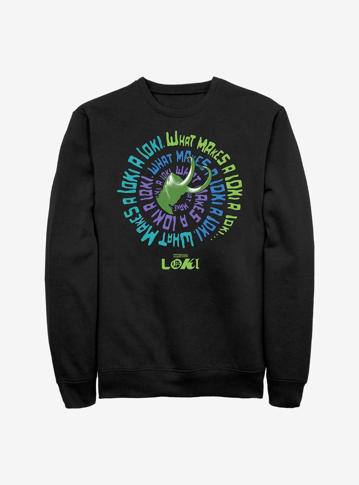 Marvel Loki What Makes A Loki Crew Sweatshirt, , hi-res