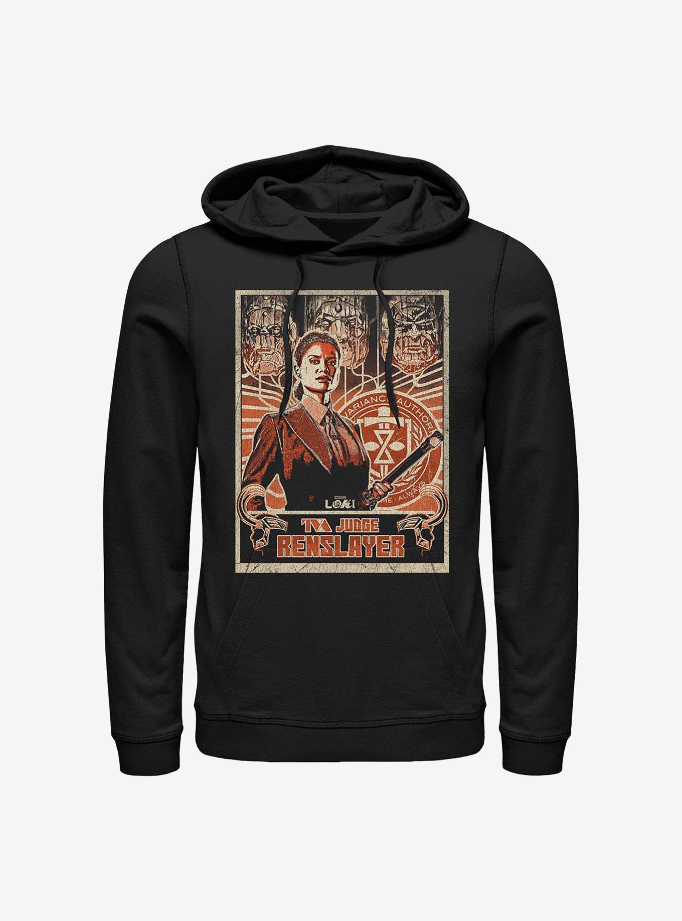 Marvel Loki TVA Judge Renslayer Hoodie, BLACK, hi-res