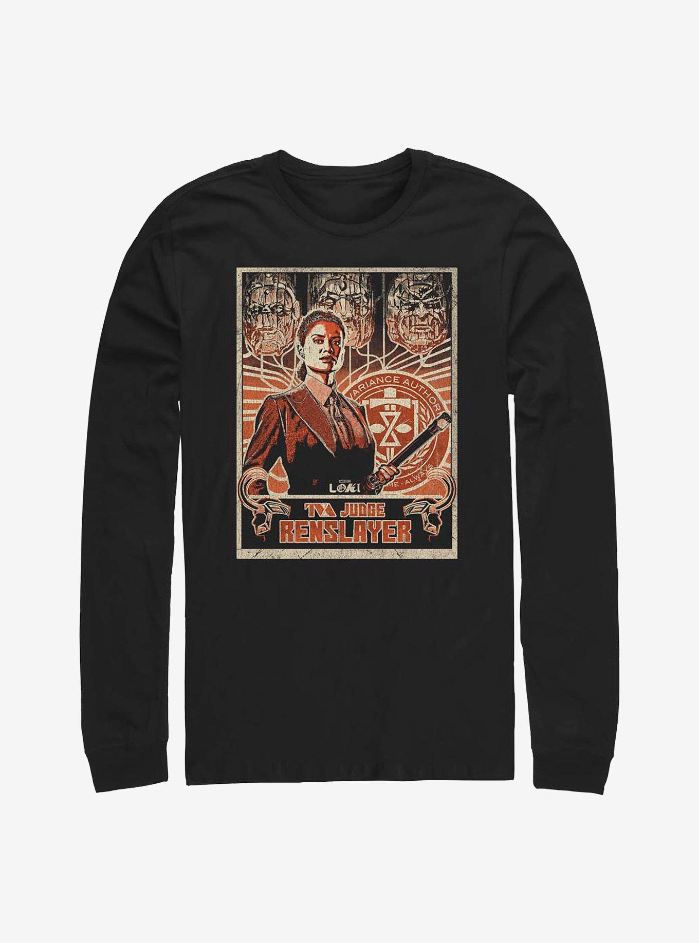 Marvel Loki TVA Judge Renslayer Long-Sleeve T-Shirt, , hi-res