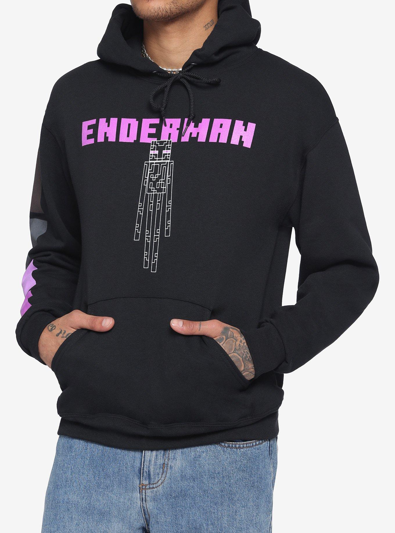 Minecraft Enderman Adult Pullover Hoodie