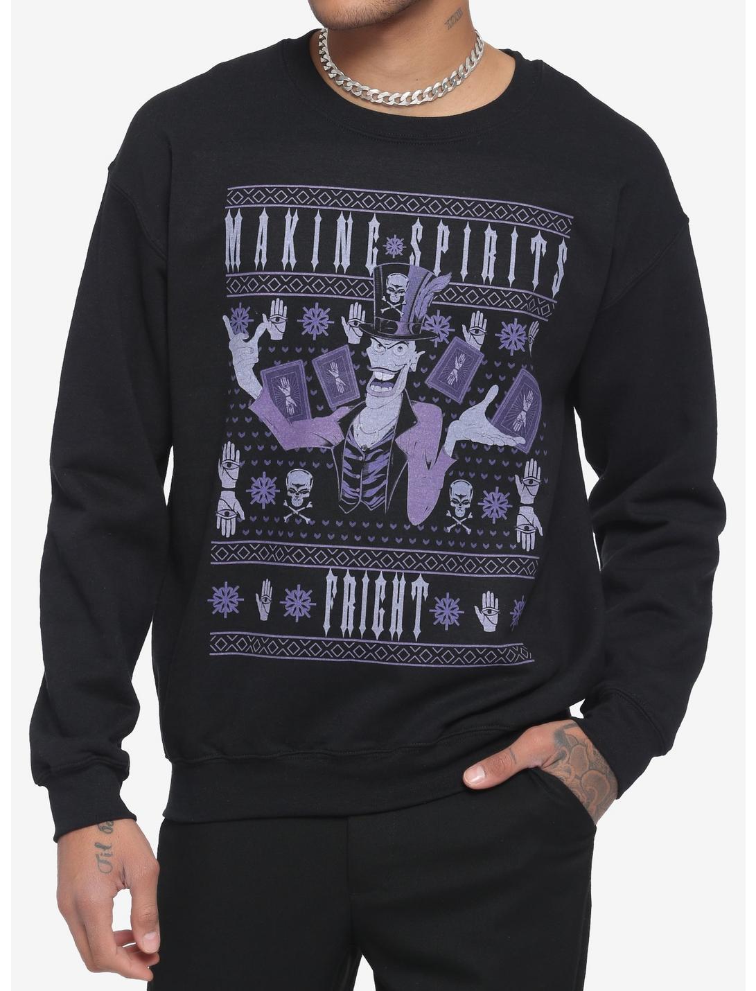 Disney Villains Facilier Holiday Sweatshirt, BLACK, hi-res