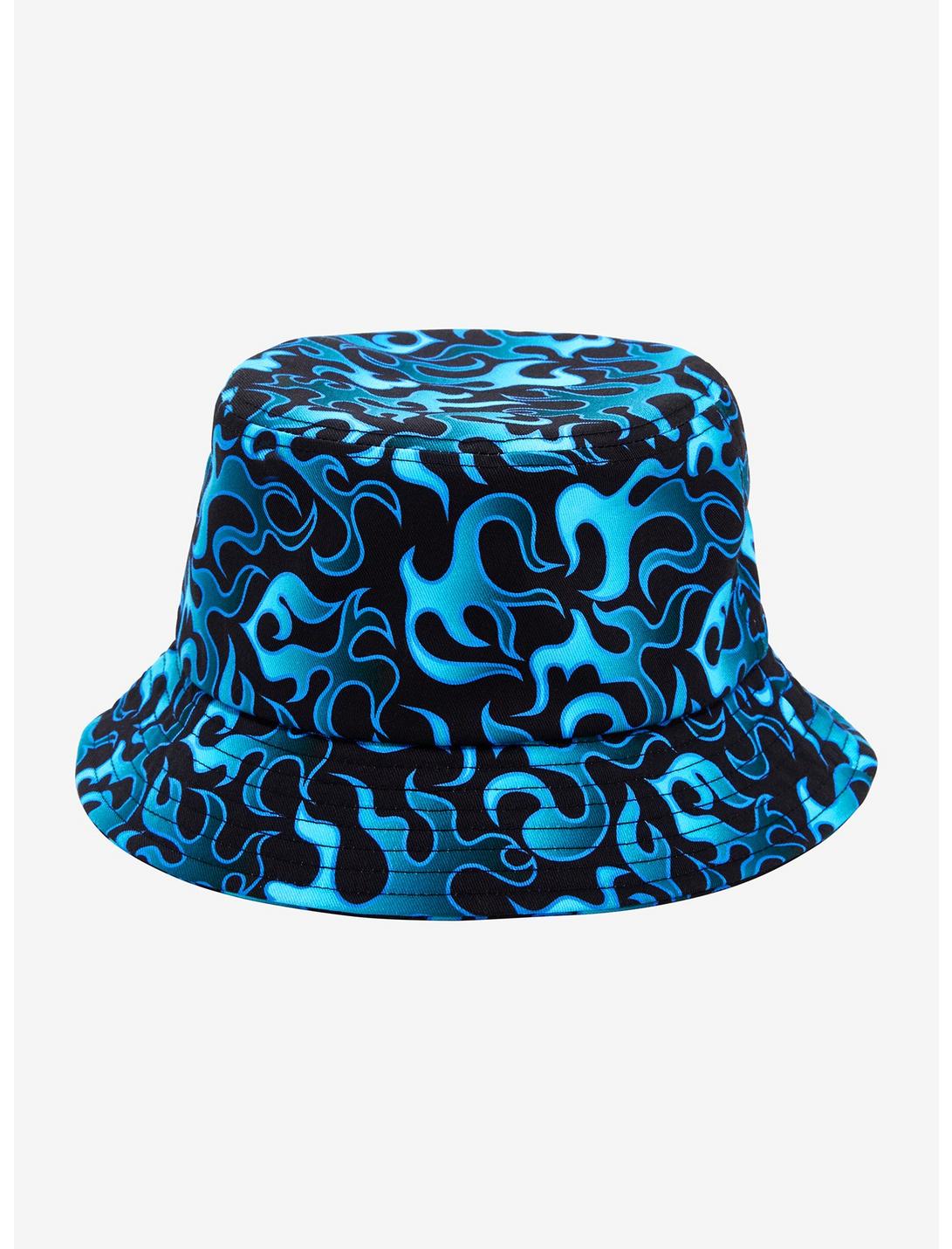 Blue Flames Bucket Hat, , hi-res