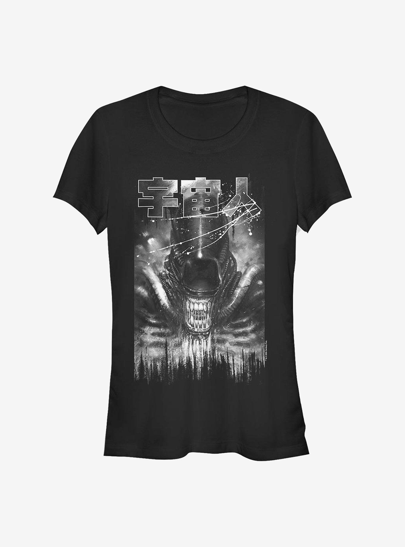 Alien Splatter Poster Girls T-Shirt, , hi-res