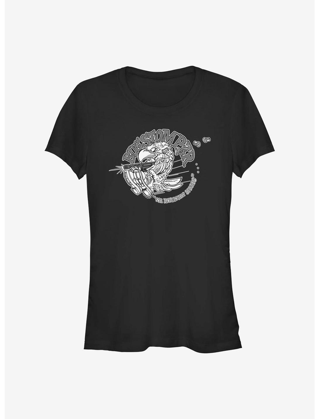 Alien Bugstomper Girls T-Shirt, BLACK, hi-res